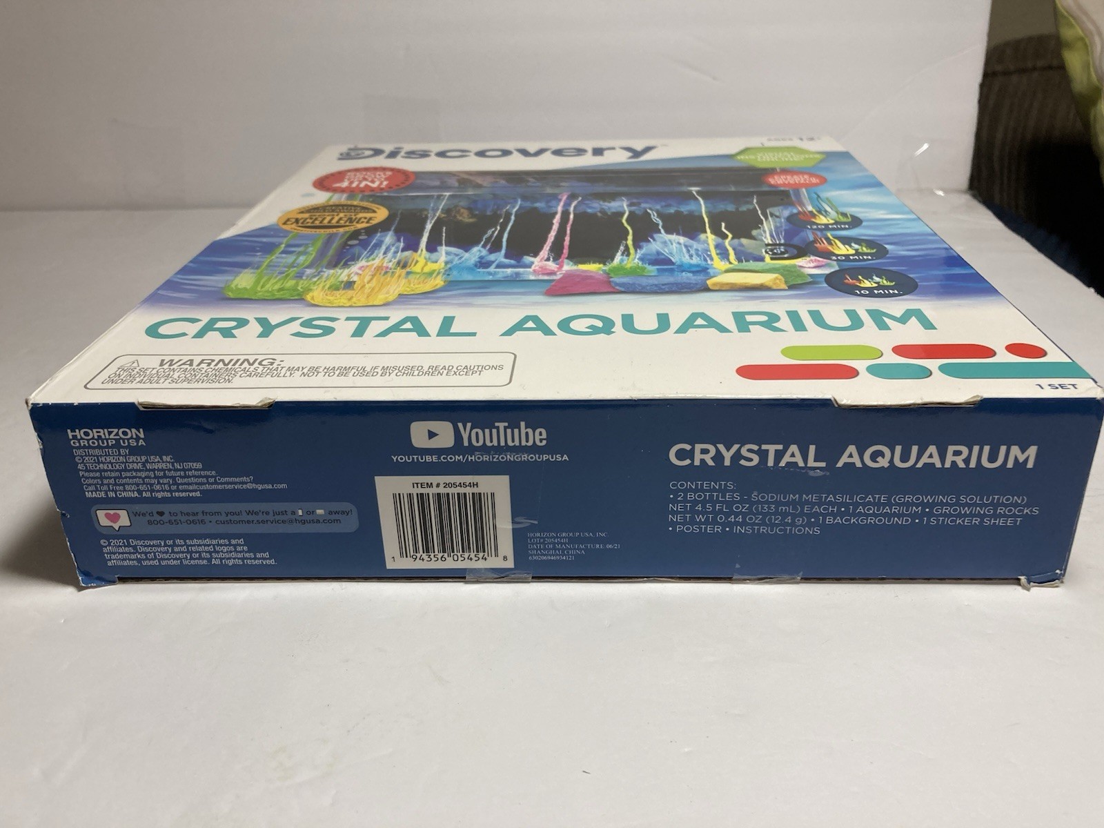 Discovery Crystal Aquarium Fantastic Growing Aquarium For Ages 12 And Up