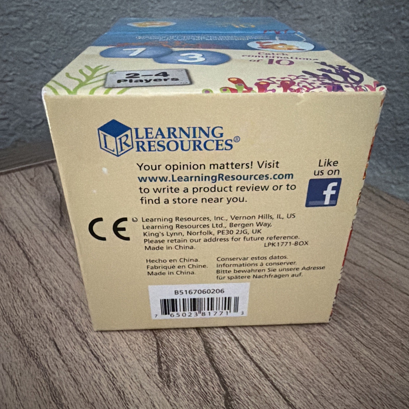 Learning Resources I Sea 10! Math Game “Catch” Combos of 10 Ages 6 Grade 1 +