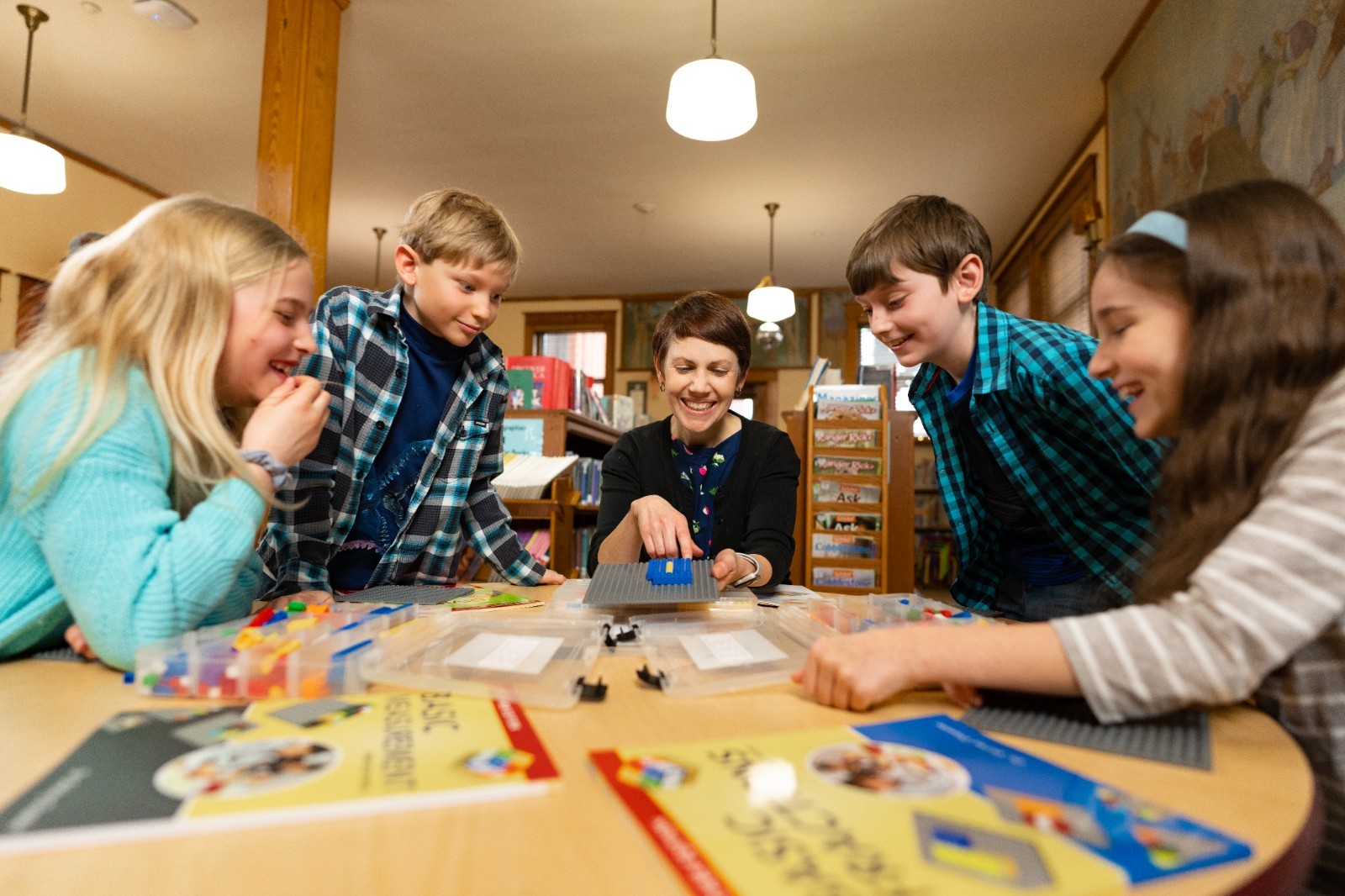 Brick Math Basic Measurement Bundle: Teach Measurement using plastic bricks.