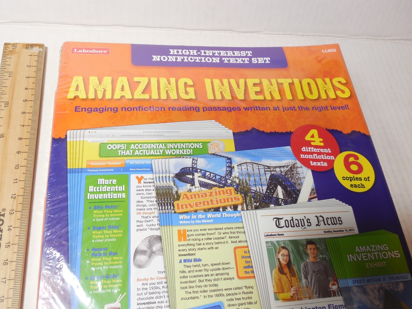 Lakeshore Ages 8+ Nonfiction Text Set New Factory Sealed Common Core