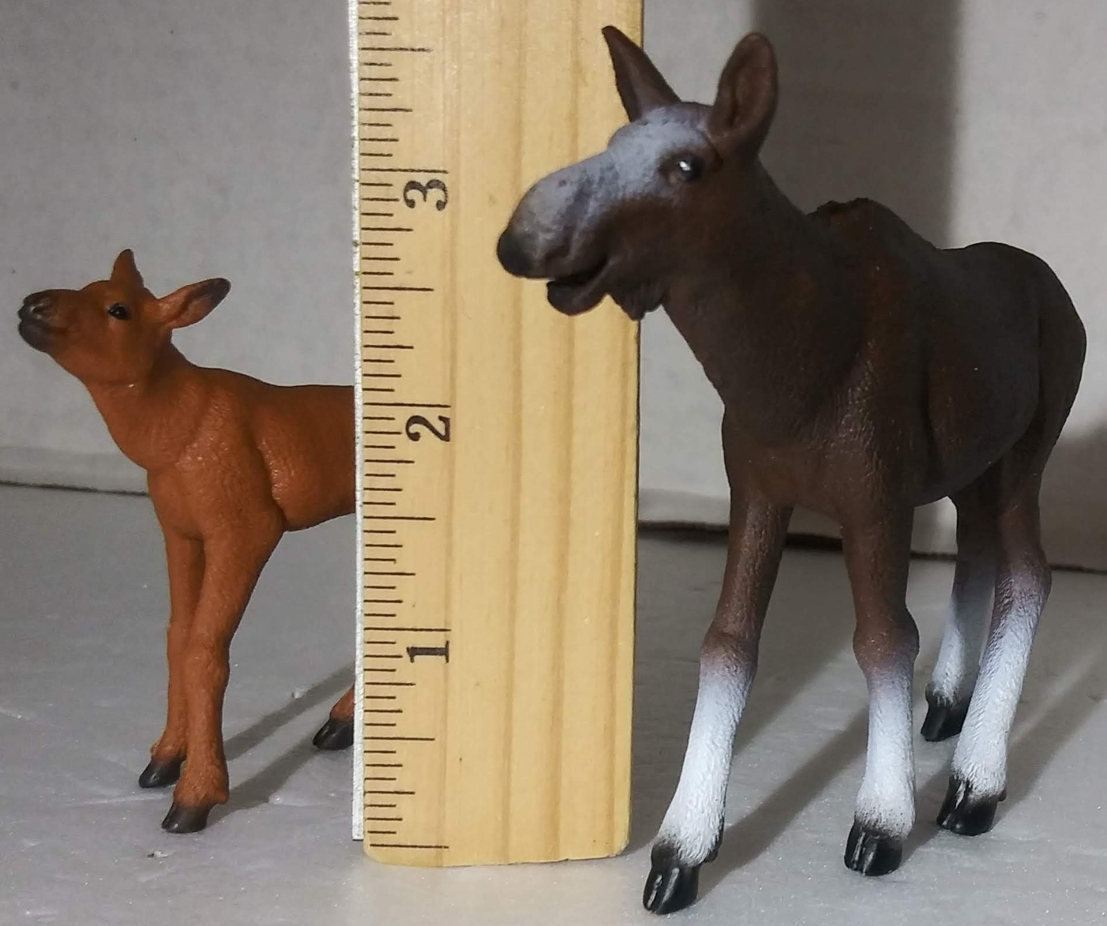 Schleich Mother Moose And Calf Wildlife Toy Realistic Figurine Set For Kids