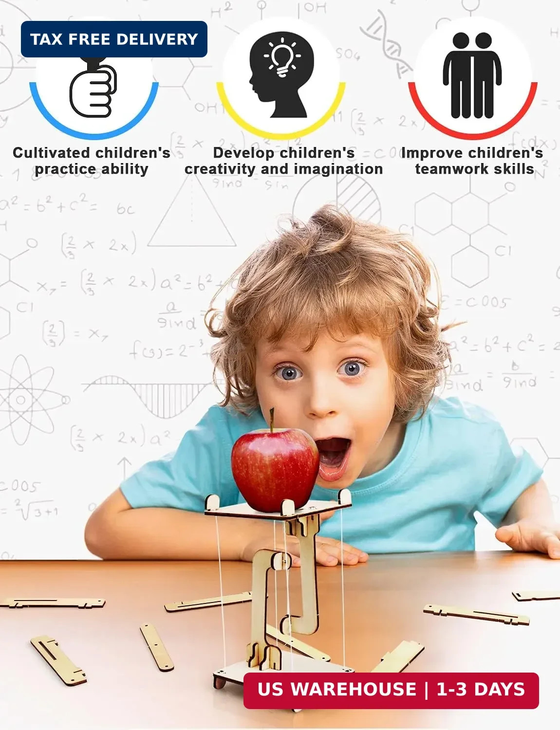 Poraxy 6 in 1 STEM Kits for Kids Age 8-10, Science Building Educational Experime