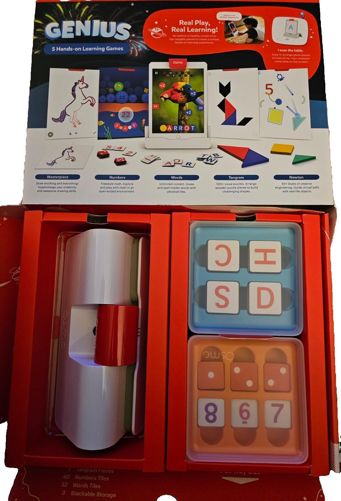 Osmo 901-00011 Genius Starter Kit Learning System (iPad Not Included)