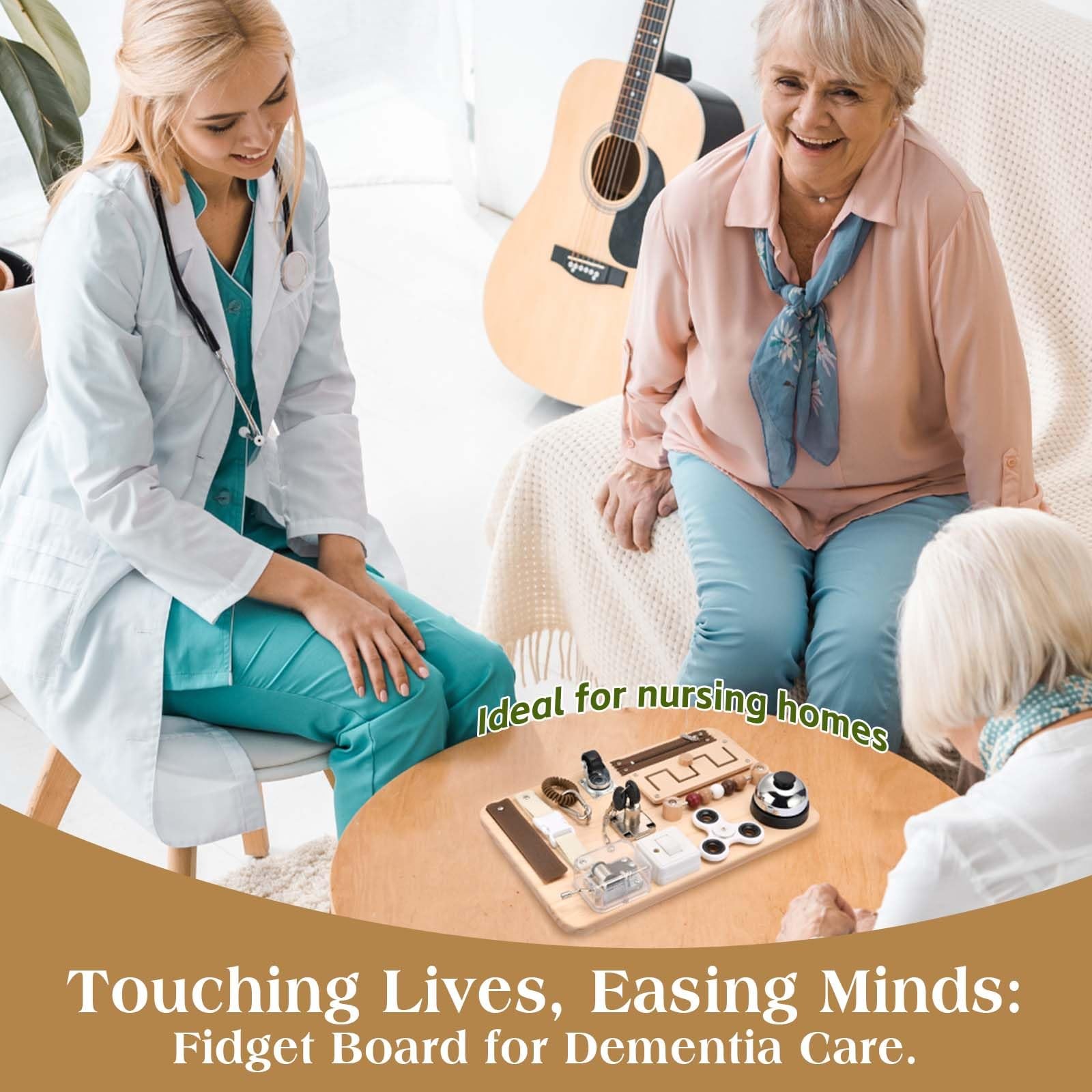 Dementia Activities for Seniors-Fidget 3.81 cm (H) x ? (L) x ? (W), Nature