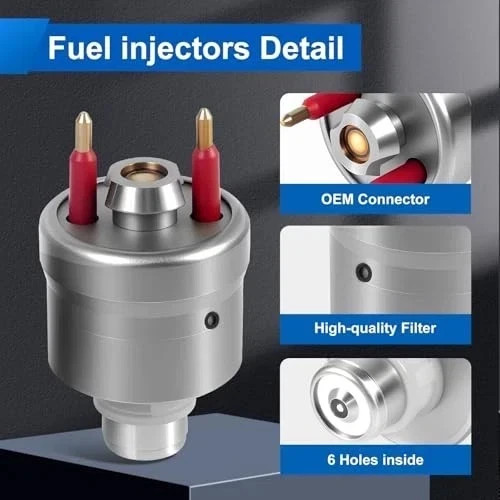 Set of 2 Fuel Injectors Compatible with 1987-1995 Chevy GMC 5.7L V8 Fit C1500