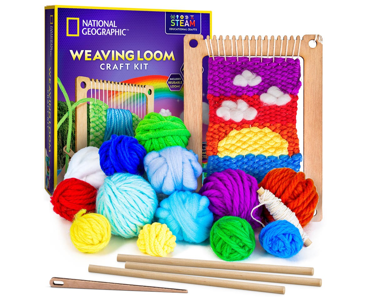 Blue Marble National Geographic Weaving Loom Craft Kit [DWDRTWEAVE]