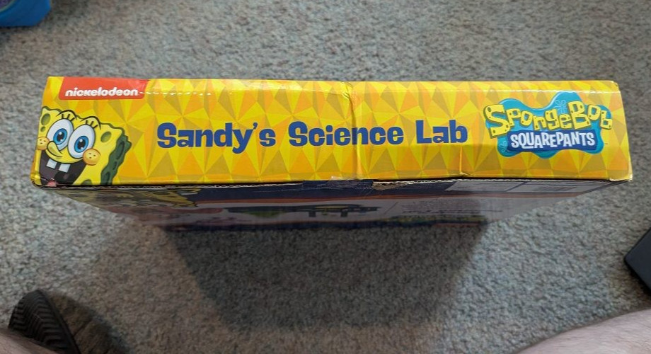 SpongeBob SquarePants Sandy’s Science Lab Nickelodeon 25+ Experiments Kids STEM