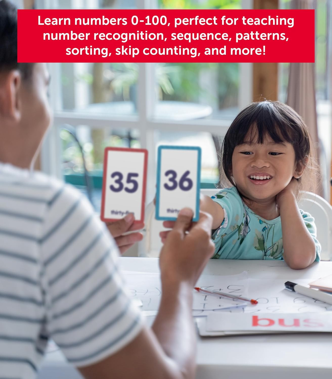 Flash Cards: Numbers 0 – 100