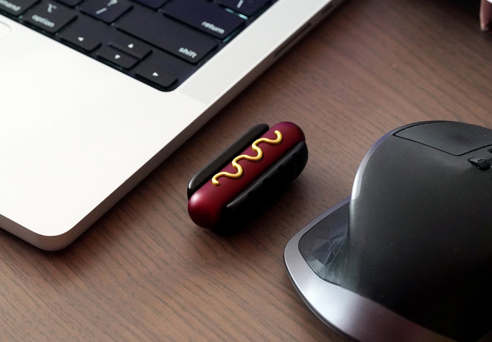 Magnetic Metallic Stress Relief EDC Fidget Hotdog Haptic Slider