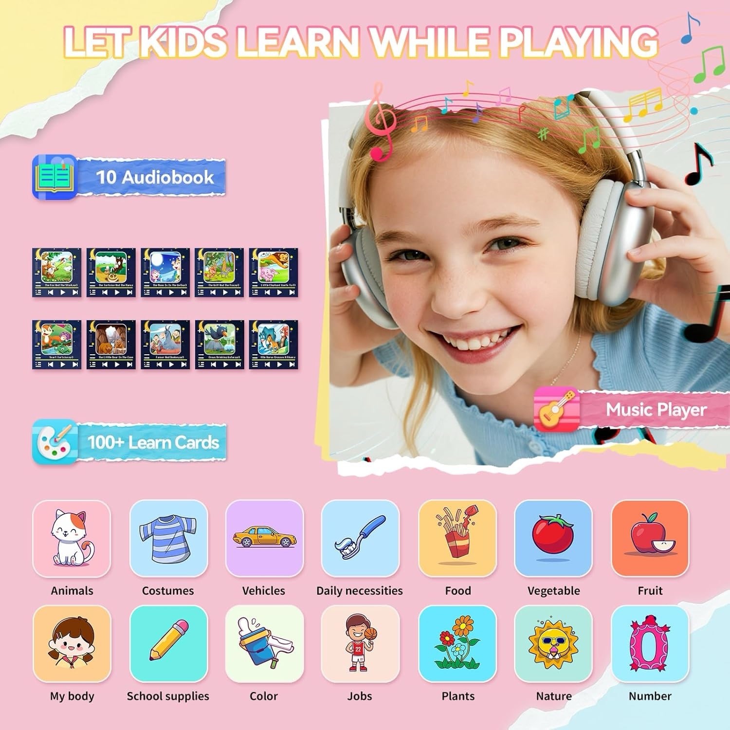 Kids Watch for Girls 4 5 6 7 8 9 10 Years Old Gifts, Smart Watch for Kids wit…