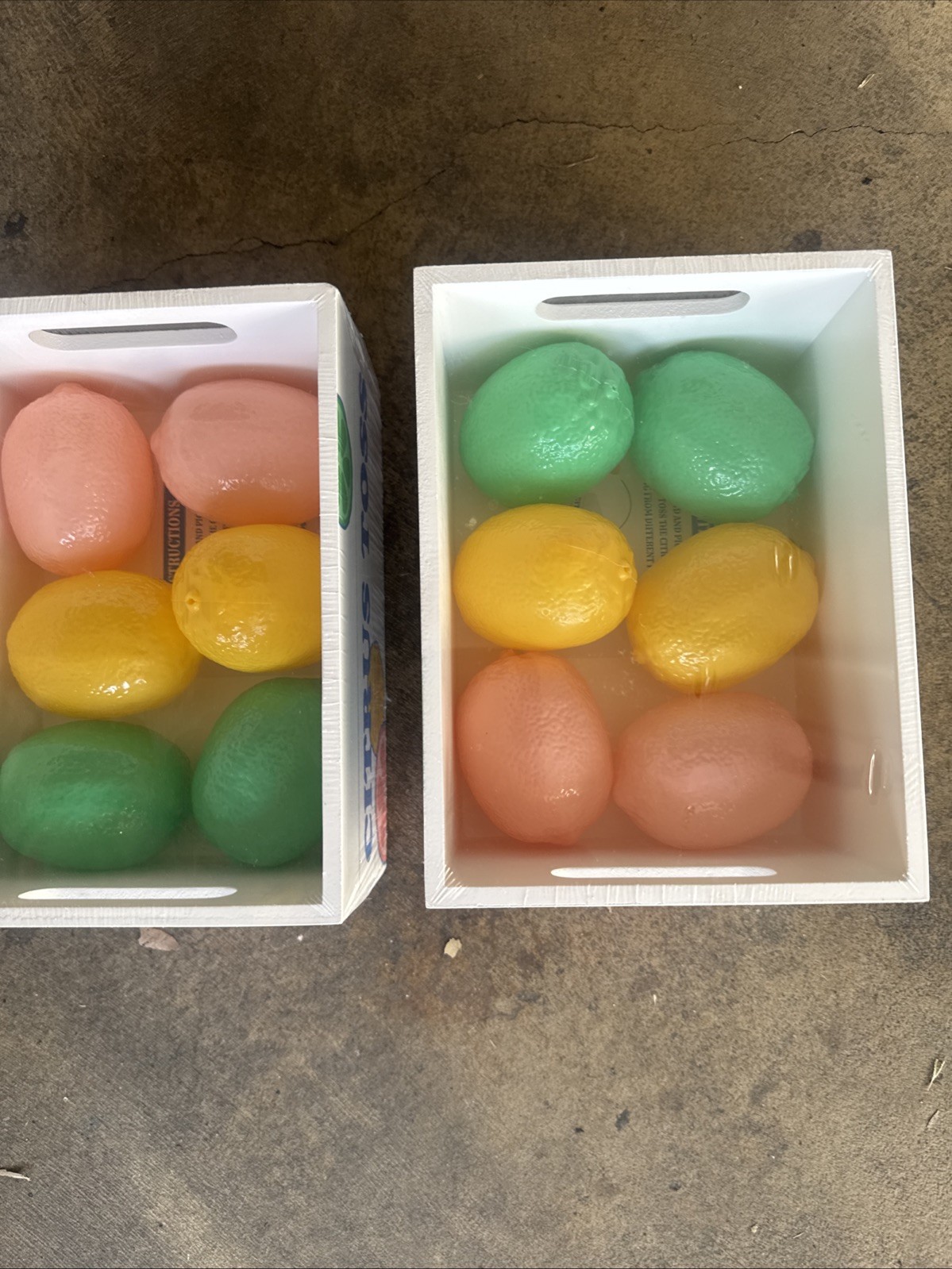 Citrus Toss Game | Wooden Crate & Citrus Fruit Set | Pre-K+ Activity Game 2 Pack