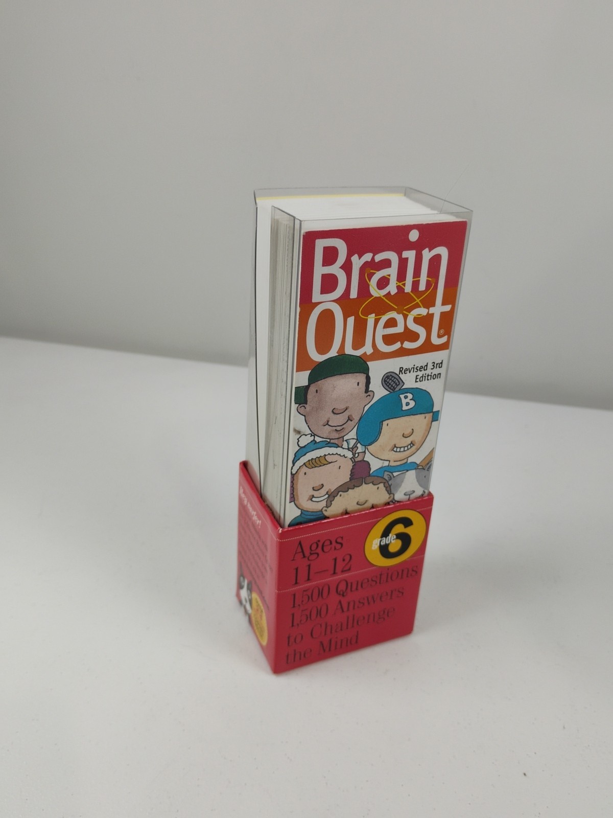 Trivia Kid’s Brain Quest Grade 6 Ages 11-12 2 Decks 1,500 Questions Free Ship
