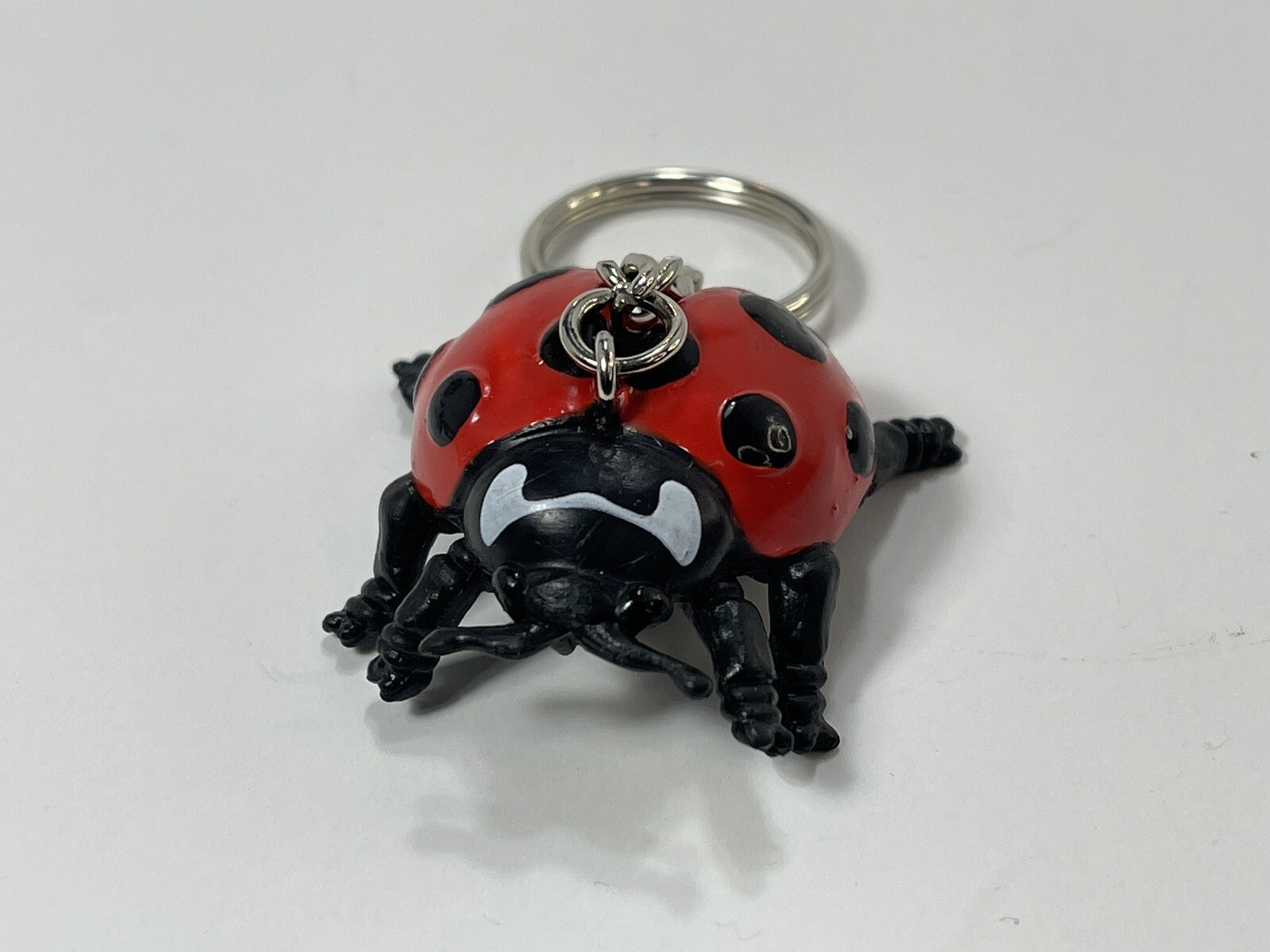 Vintage Safari LTD Ladybug Keychain Figure Toy 1995