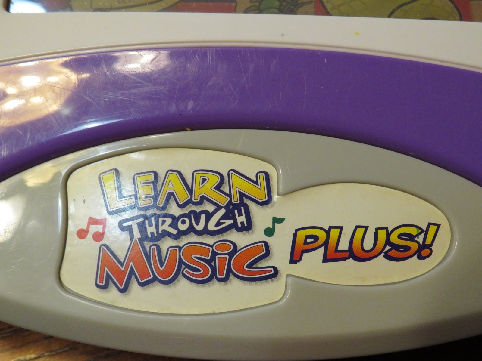Mattel LEARN THROUGH MUSIC PLUS & 6 Cartridges DORA, BARNEY, SESAME STREET *READ