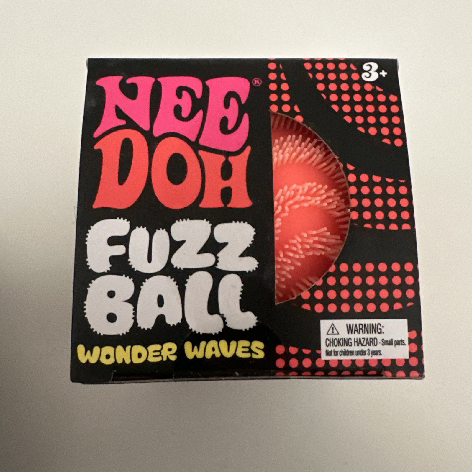 Needoh Wonder Waves RARE Orange Fuzzball New Squishy Toy Authentic Tiktok Viral