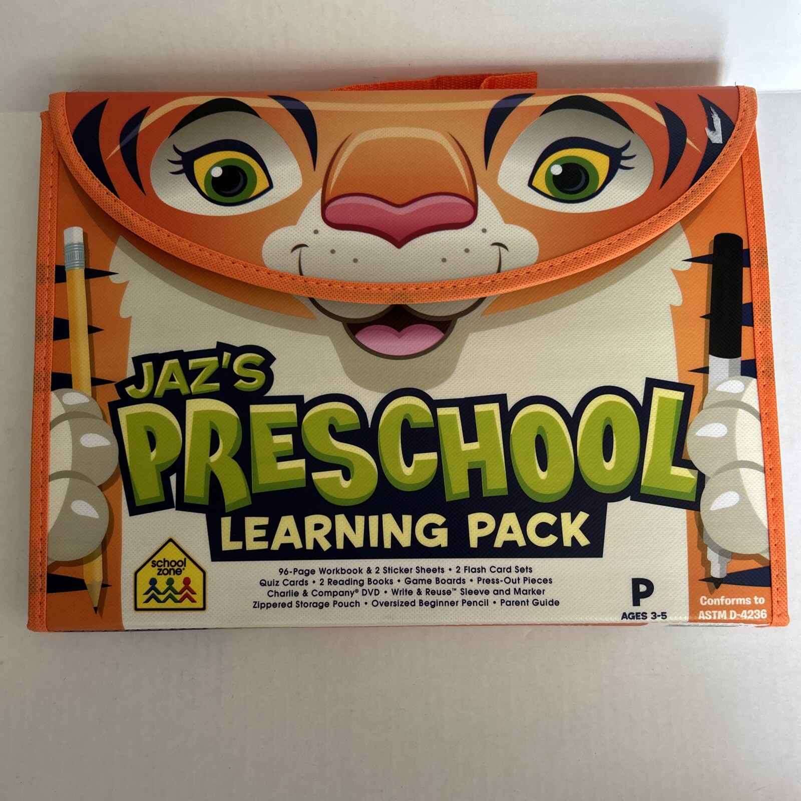School Zone – Jaz’s Preschool Learning Pack – Ages 3-5