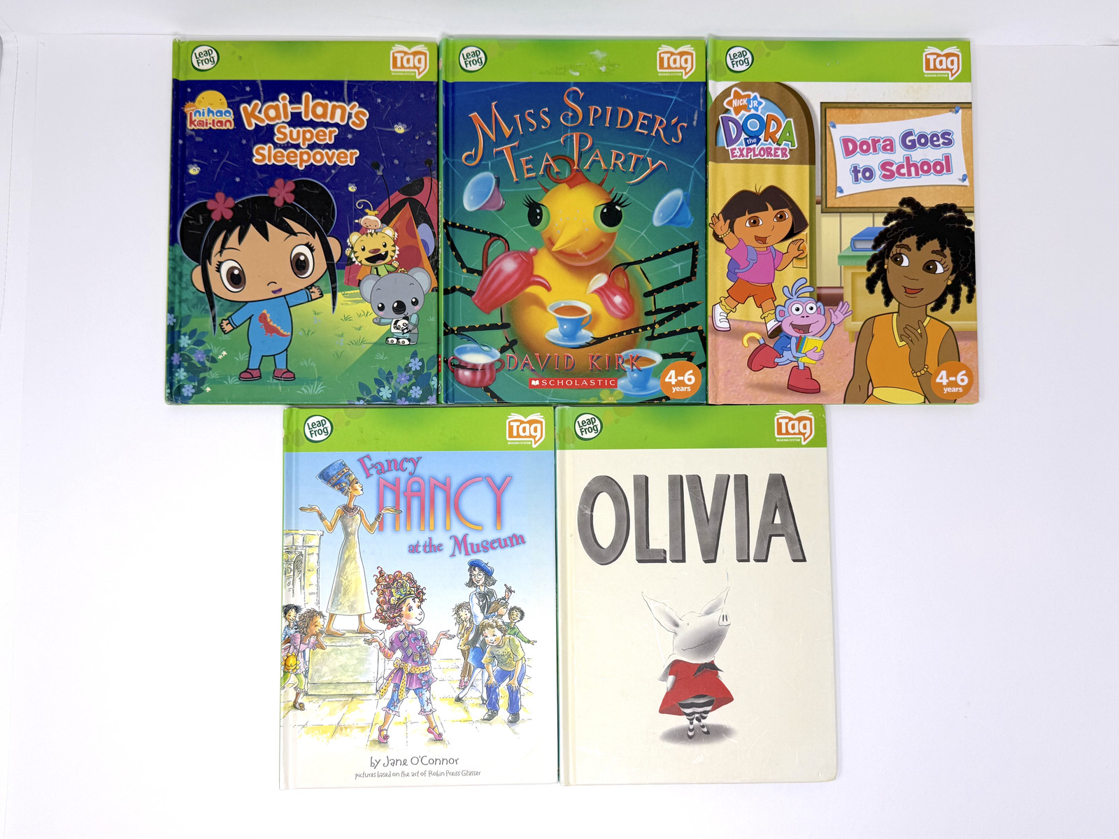 Leap Frog TAG Hardcover Books – Disney Cars Nemo Princess Faires Toy Story Ariel