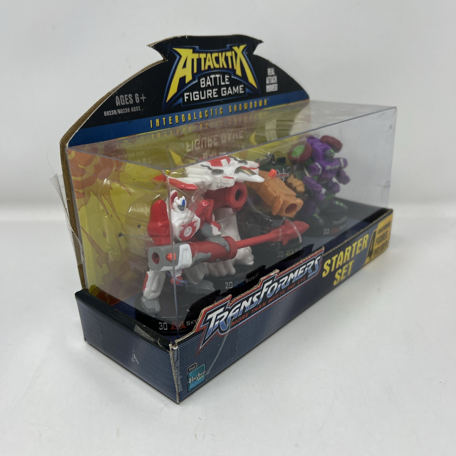 Transformers Attacktix Battle Game w/ Skyblast Overhaul Dirtboss Figures New