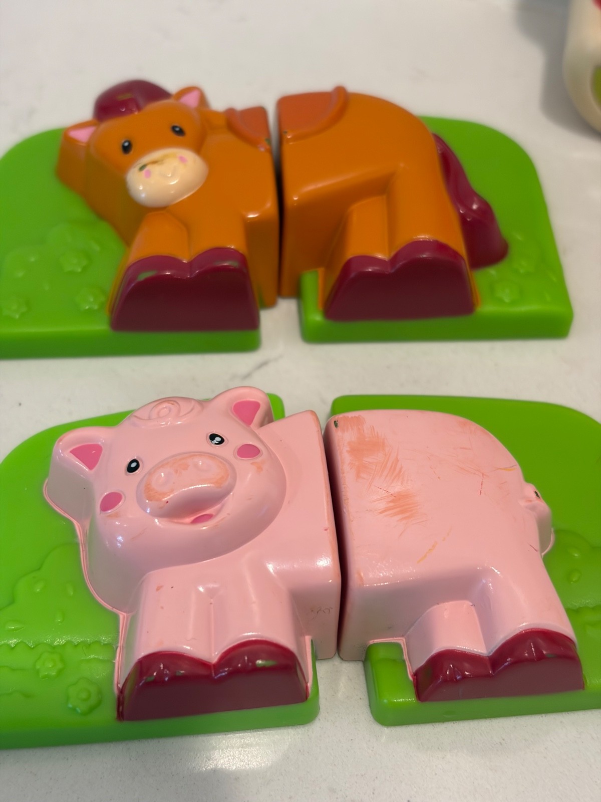 LeapFrog Fridge Farm Magnetic Animal Set-Missing 1 piece-WORKS