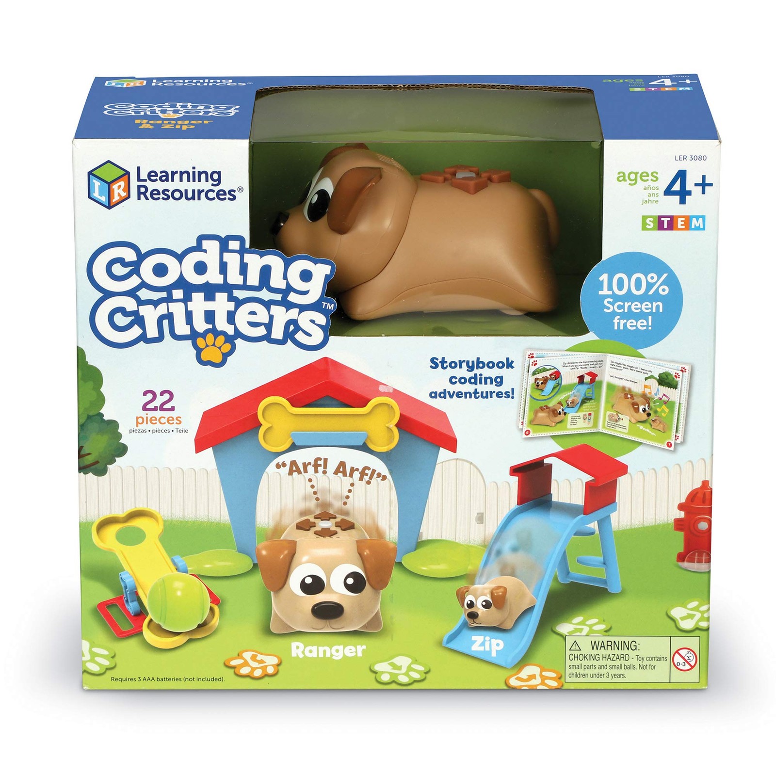 Learning Resources Coding Critters Piece Set Ages 4 Screen-Free Early Coding