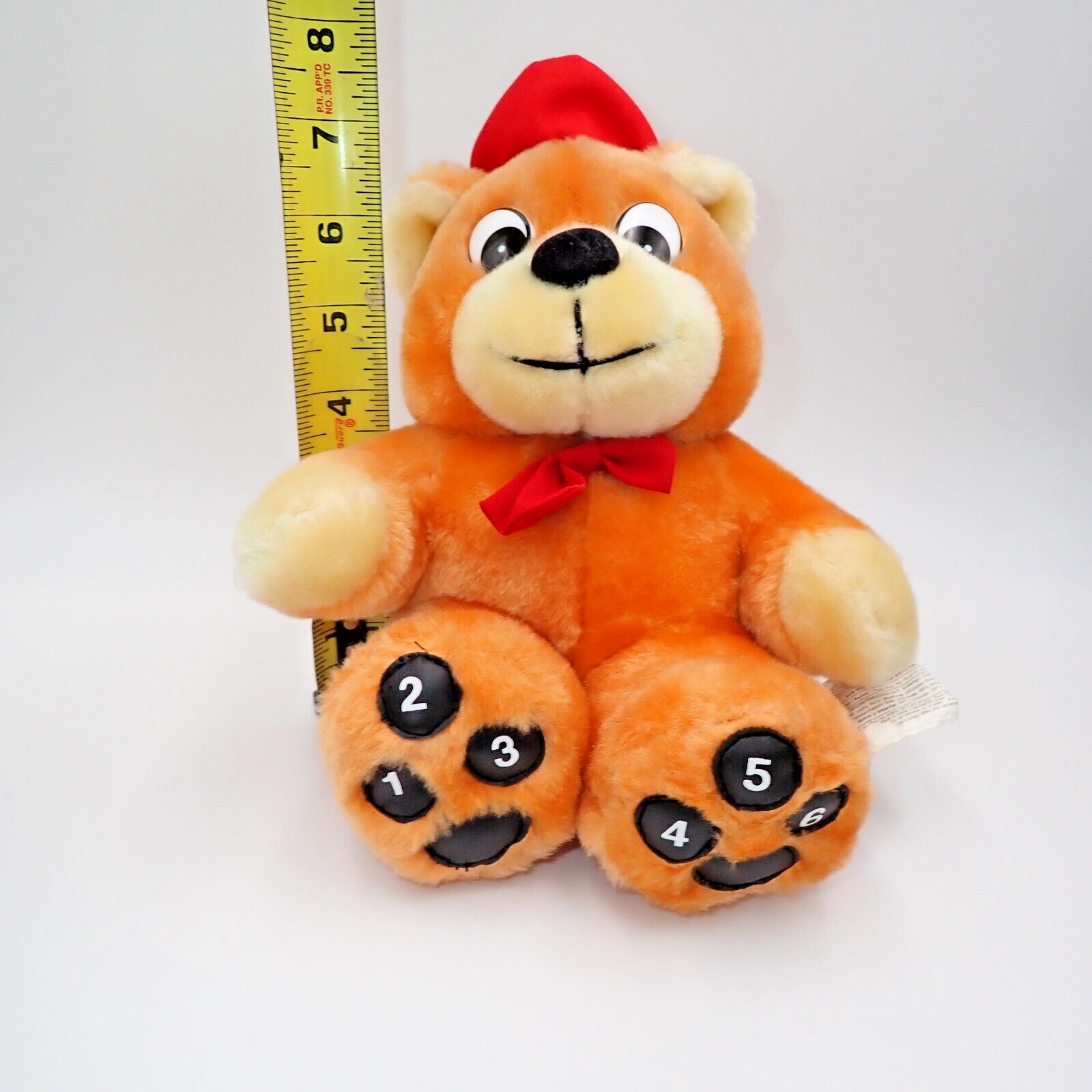 Vtg Talking Baby Bear’s Read-A-Long Goldilocks And The Three Bears Plush Toy