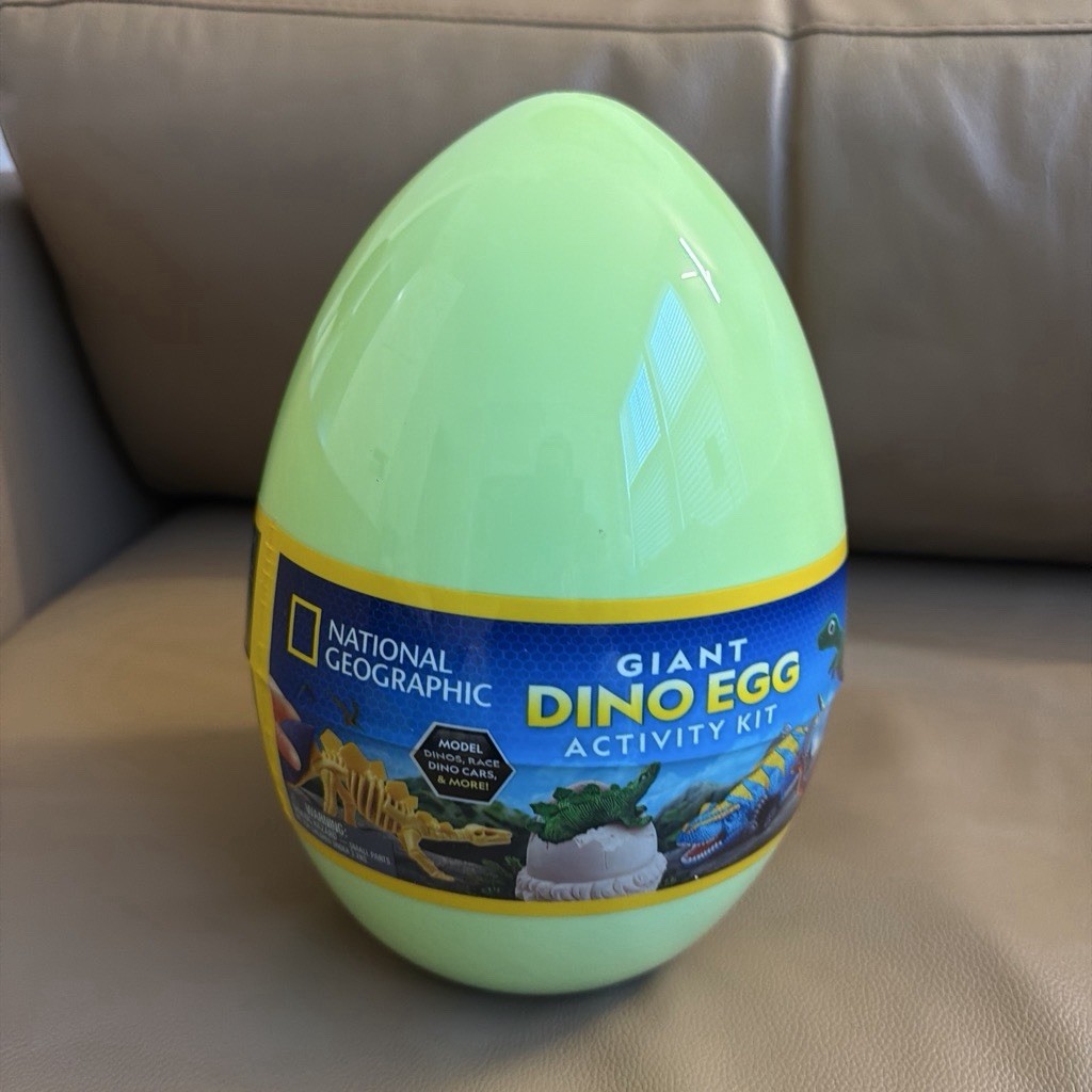 National Geographic Giant Dino Egg Activity Kit with 15+ Activities