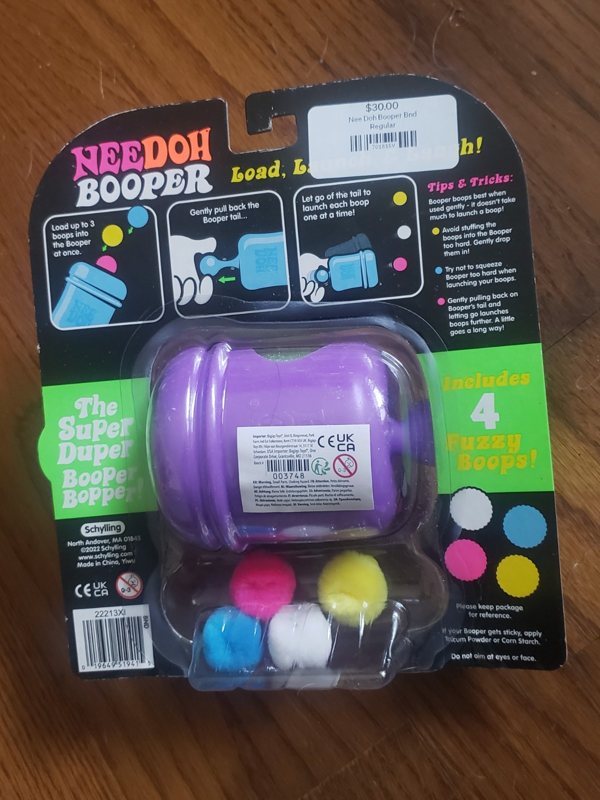 Extremely Rare PURPLE NeeDoh Booper- 100% Authentic- Brand New Nee Doh!