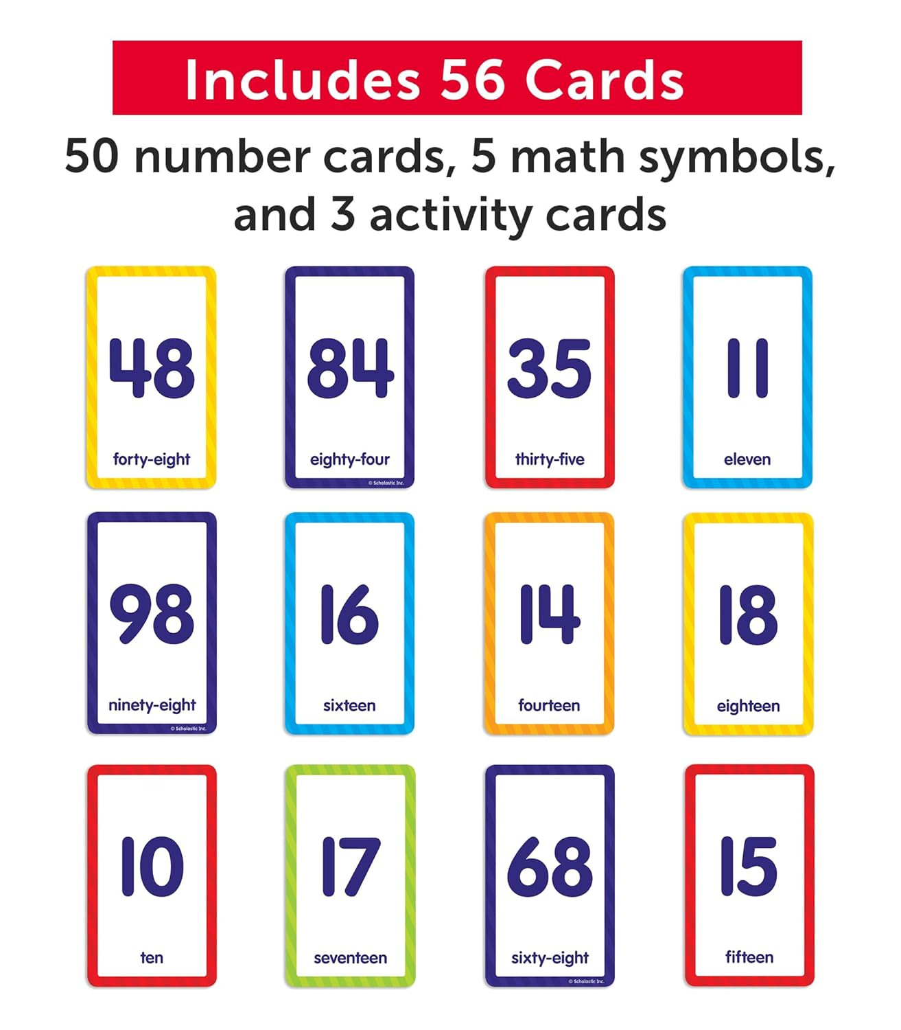 Flash Cards: Numbers 0 – 100