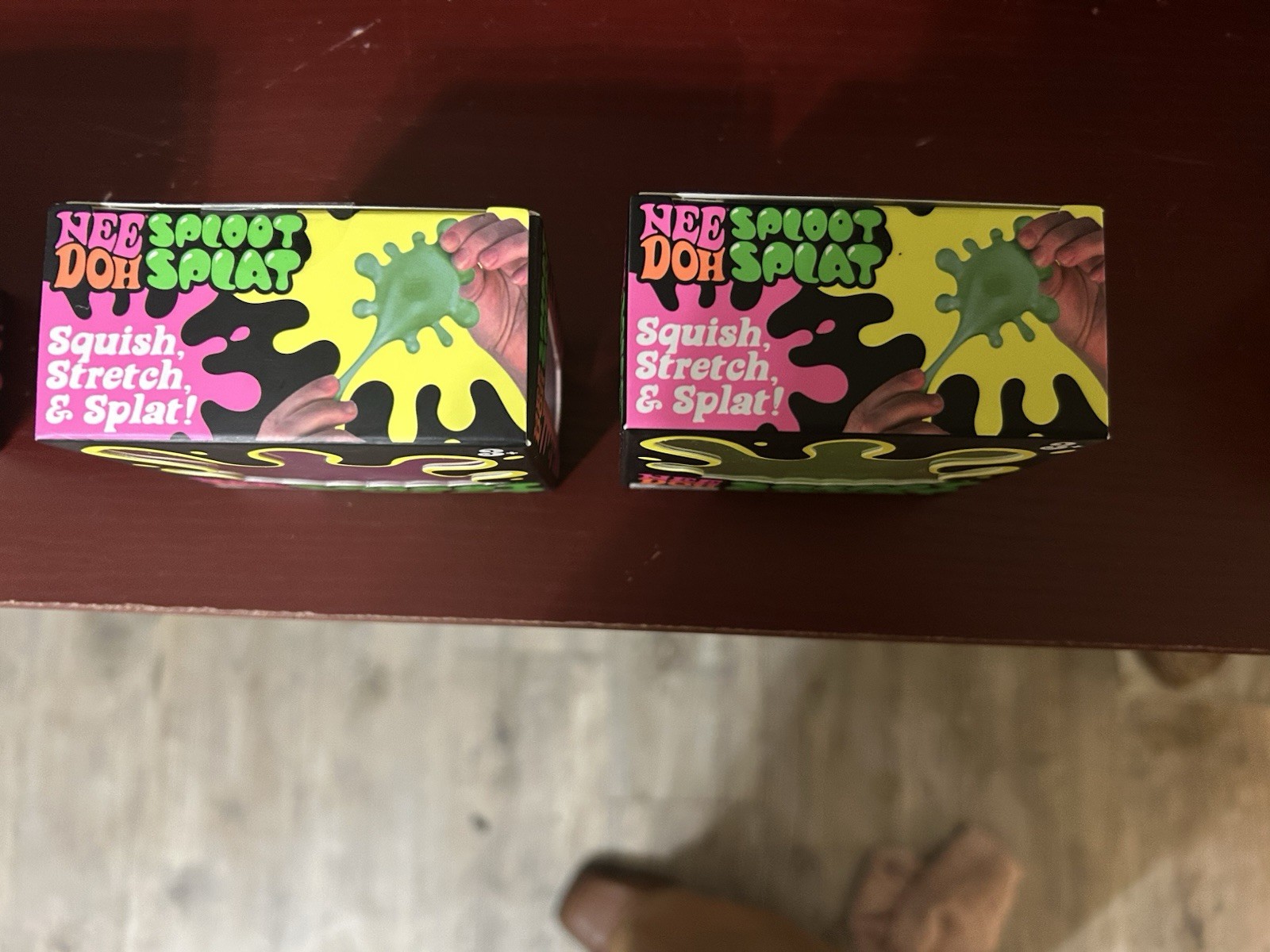 NeeDoh Sploot Splat FOUR- ALL colors green, blue, purple, pink
