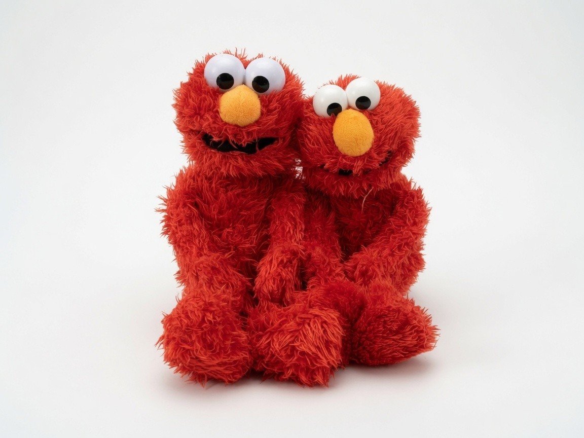 Sesame Street Elmo Plush Lot – Models B6572 & B1541 – Tested & Working