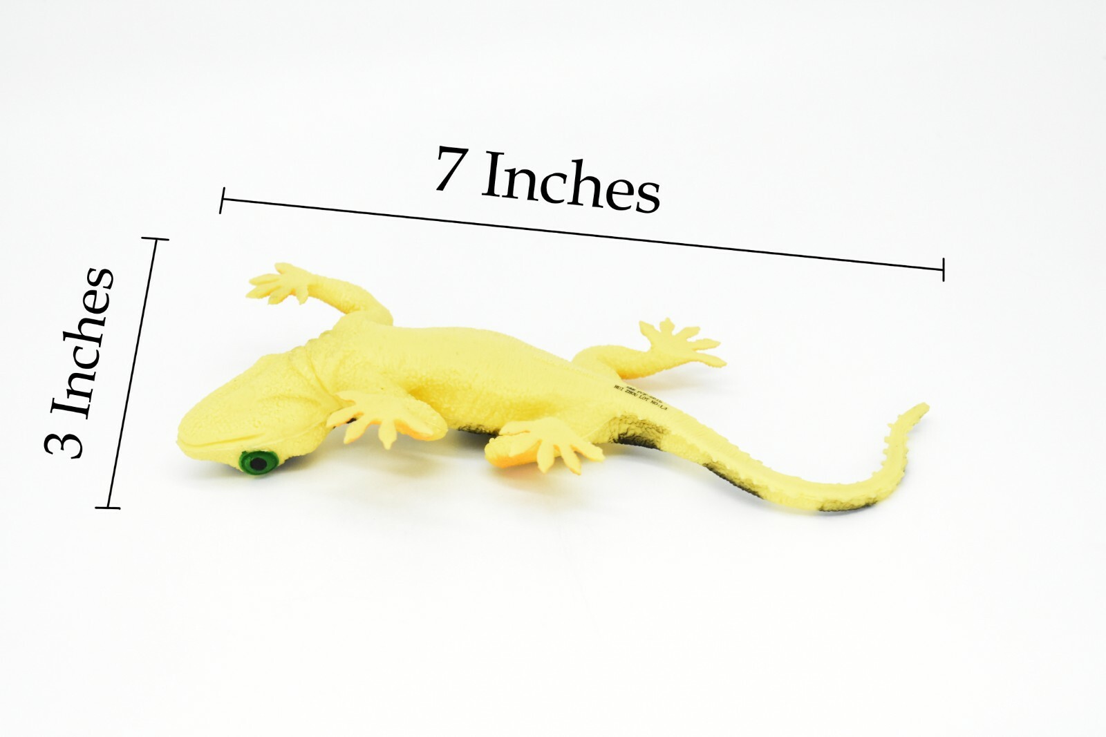 Gecko, Yellow Banded, Realistic Toy Model Plastic Replica 7″ F2050 B187