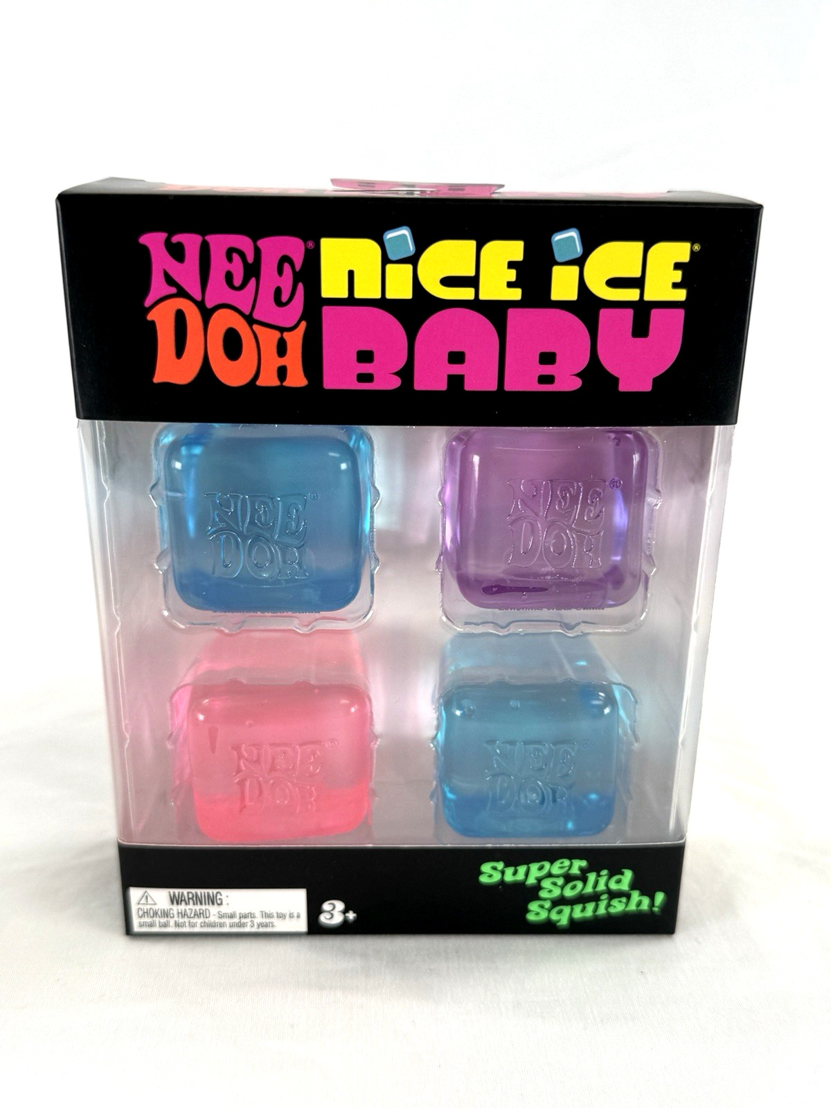NEEDOH Nice Ice Baby 4 Pack Set Blue,Purple And Pink