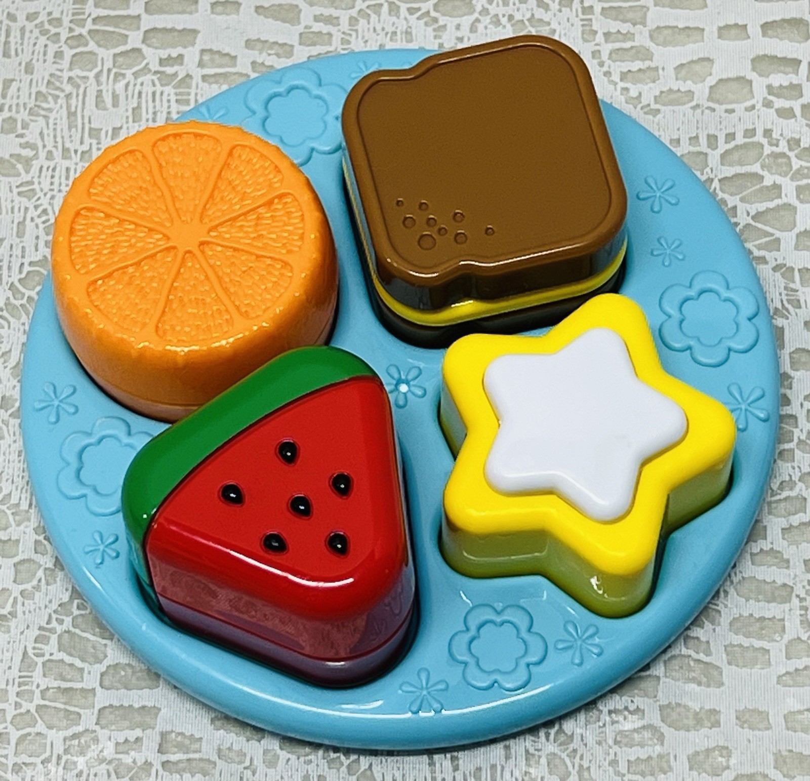 LeapFrog Shapes And Sharing Picnic Basket Replacement Plate w/Food