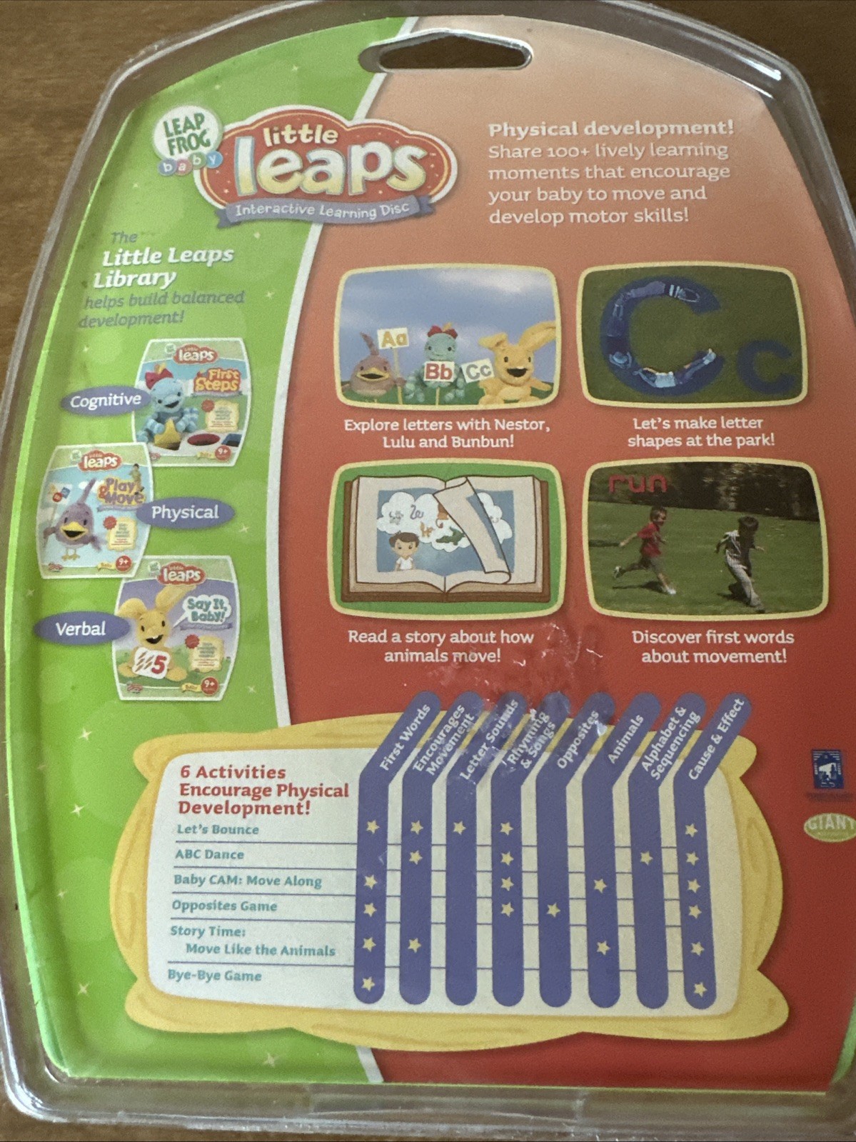 Leap Frog Baby – Little Leaps Play & Move DVD – NEW / SEALED 9+months