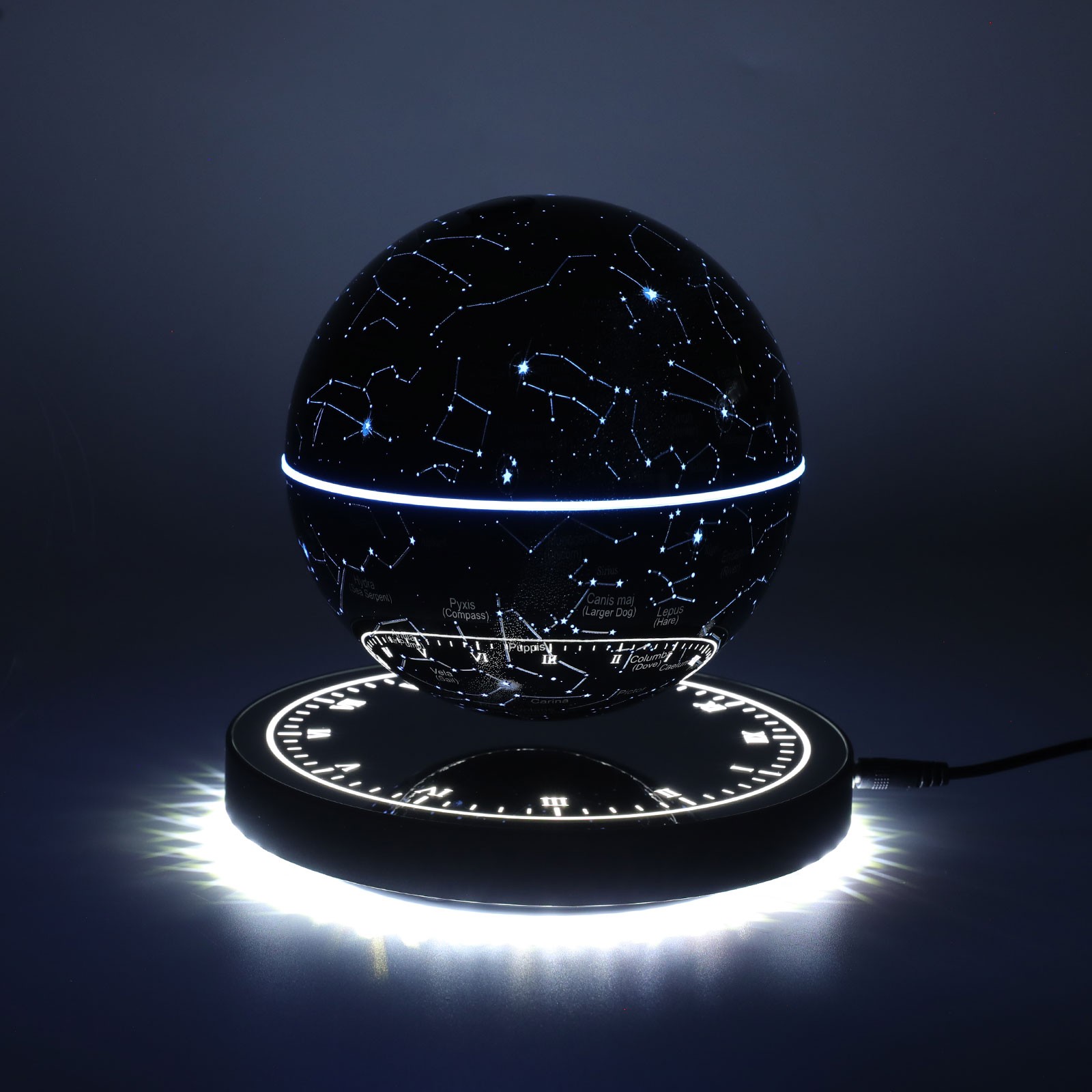 Magnetic Levitating Globe with LED Floating Globe Auto-Rotating Globe with Base