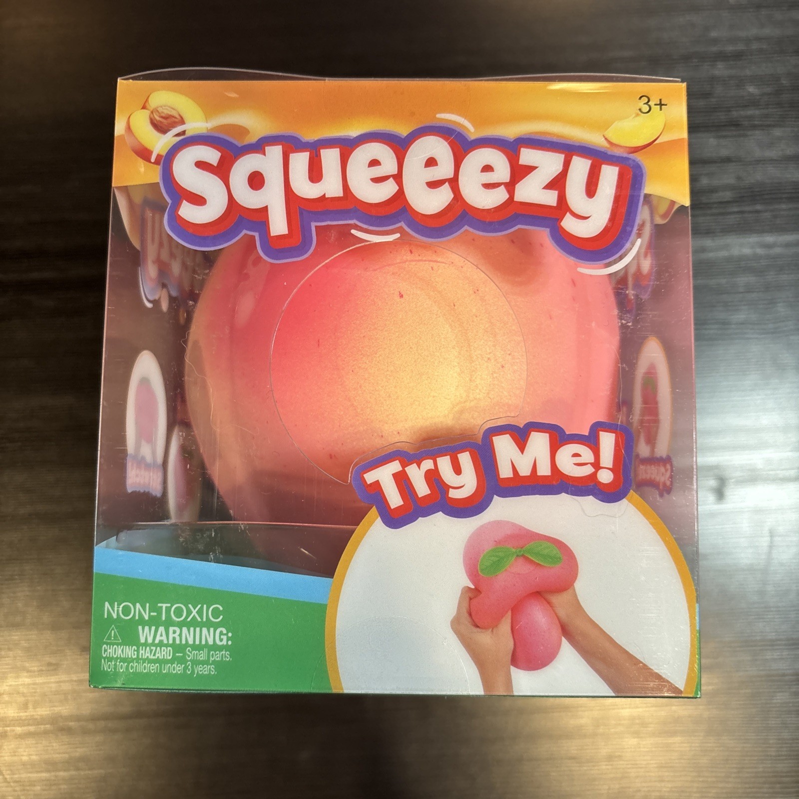 Sunny Days Jumbo Squeeezy Peach Squishy Toy 🍑 Stress Relief Sensory Fidget