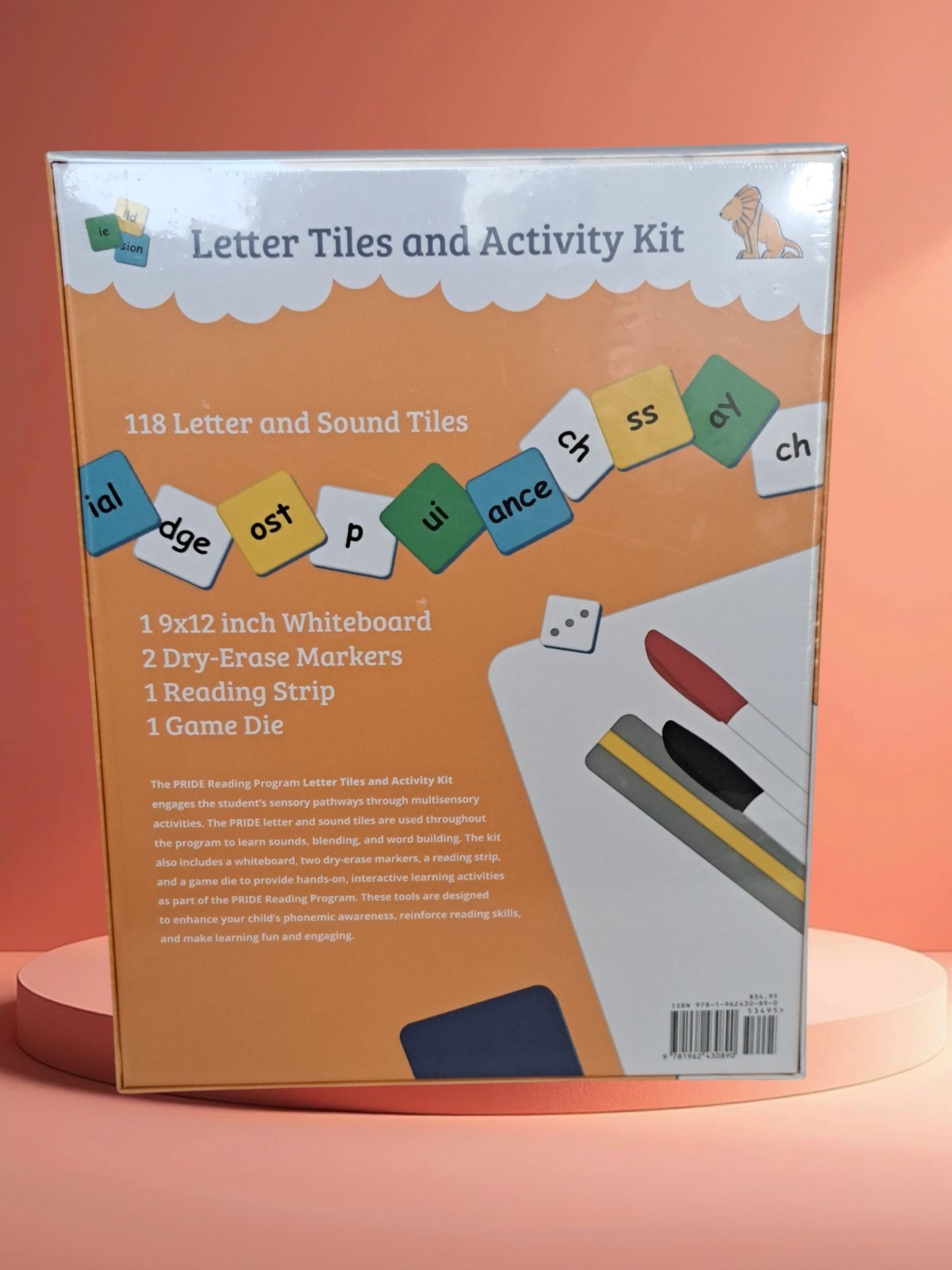 Pride Reading Program Letter Tiles Activity Kit Sealed NEW box