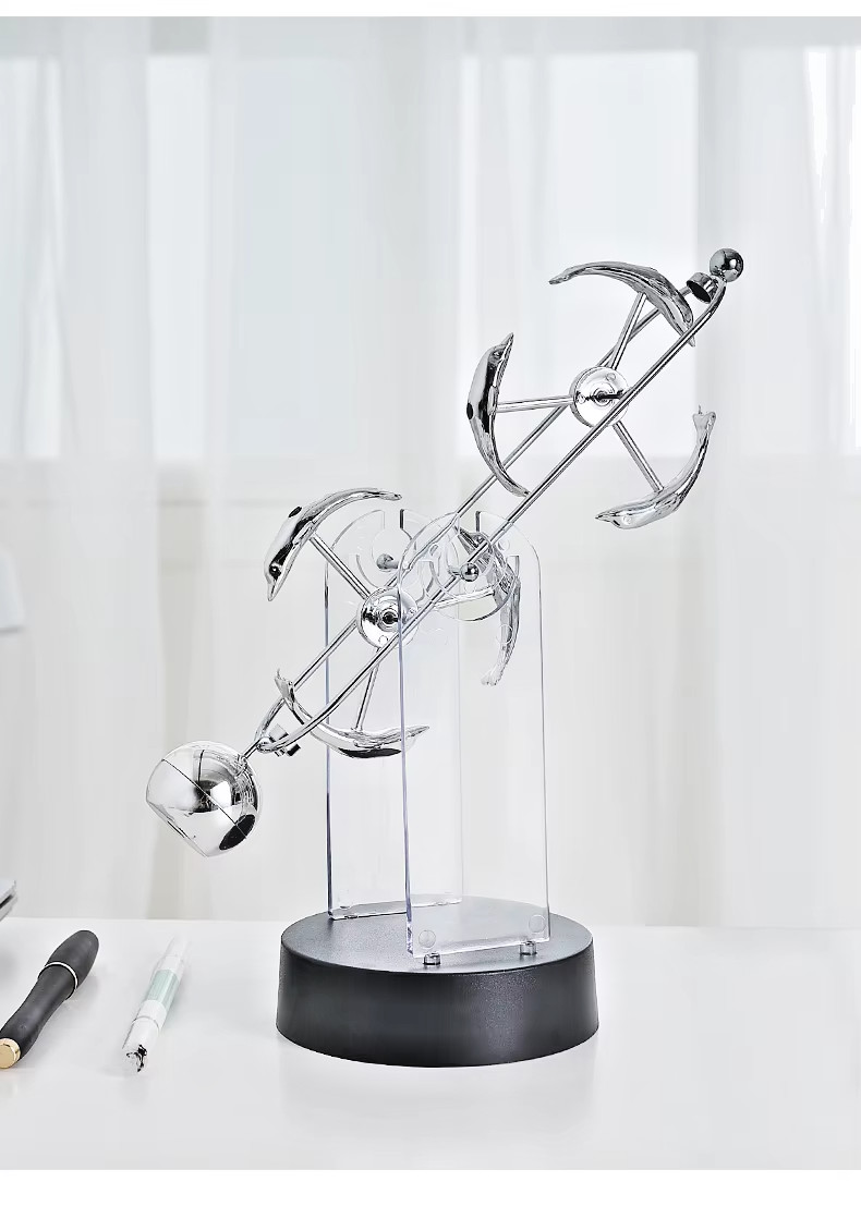 Physics Science Newton Pendulum Nordic Home Decoration Accessories Modern Metal!