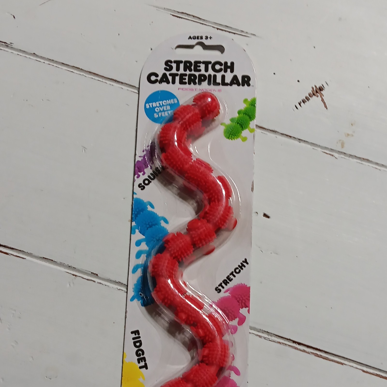 Big Time Stretch Caterpillar Fidget Noodle Tactile Sensory Toy Ages 3+