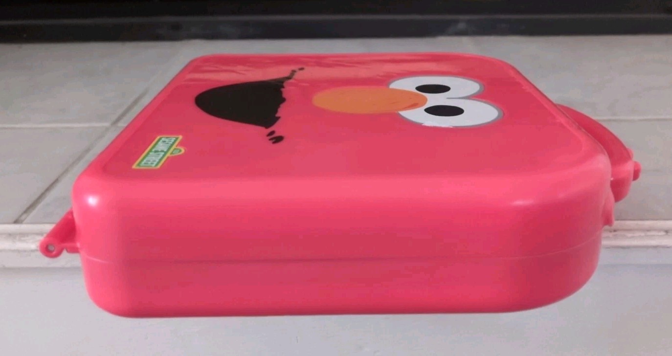 Sesame Street Elmo ABC Alphabet Learning Toy Carrying Case W/Letters-Complete