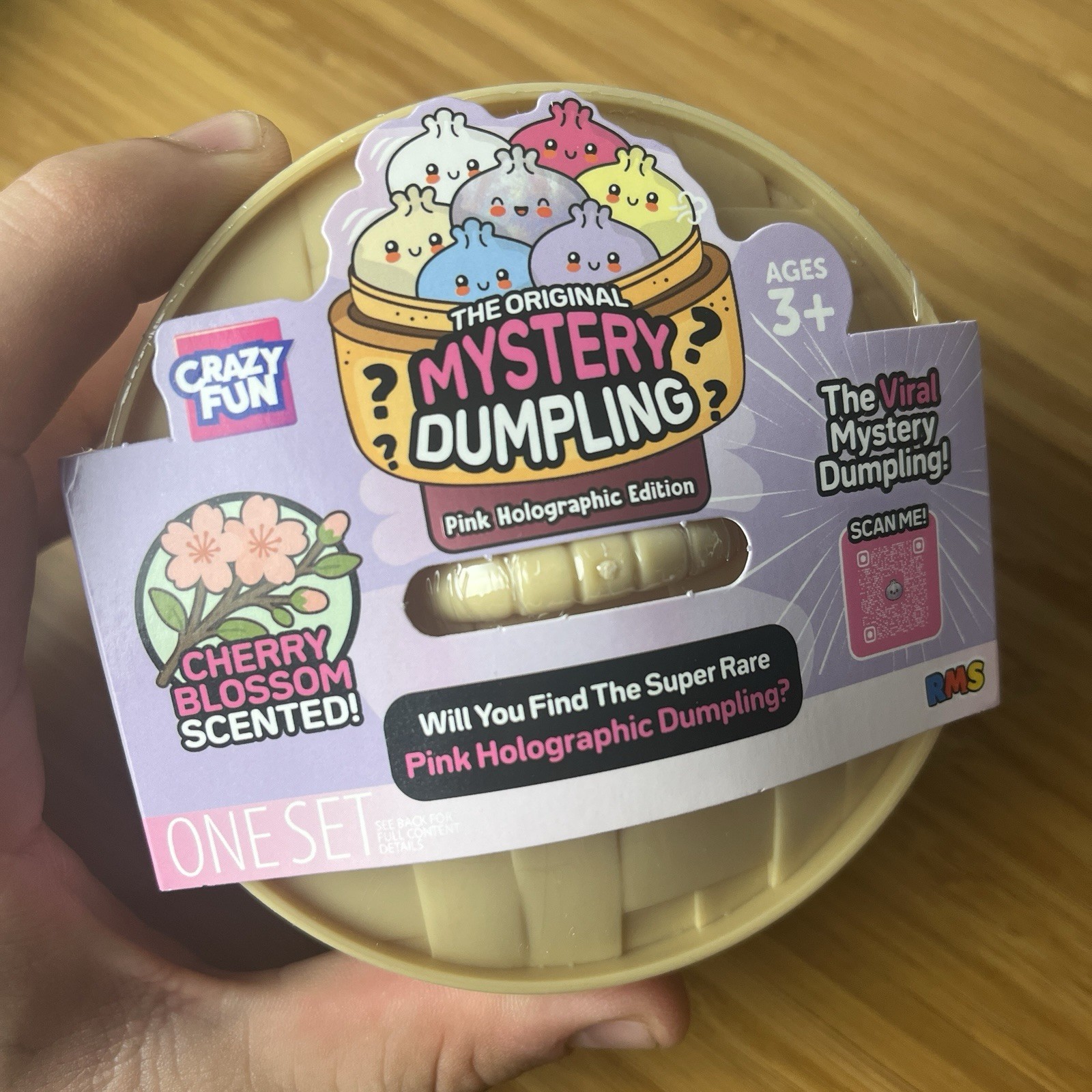 RMS Viral Mystery Dumpling Pink Holographic Edition Cherry Blossom Scented Bun