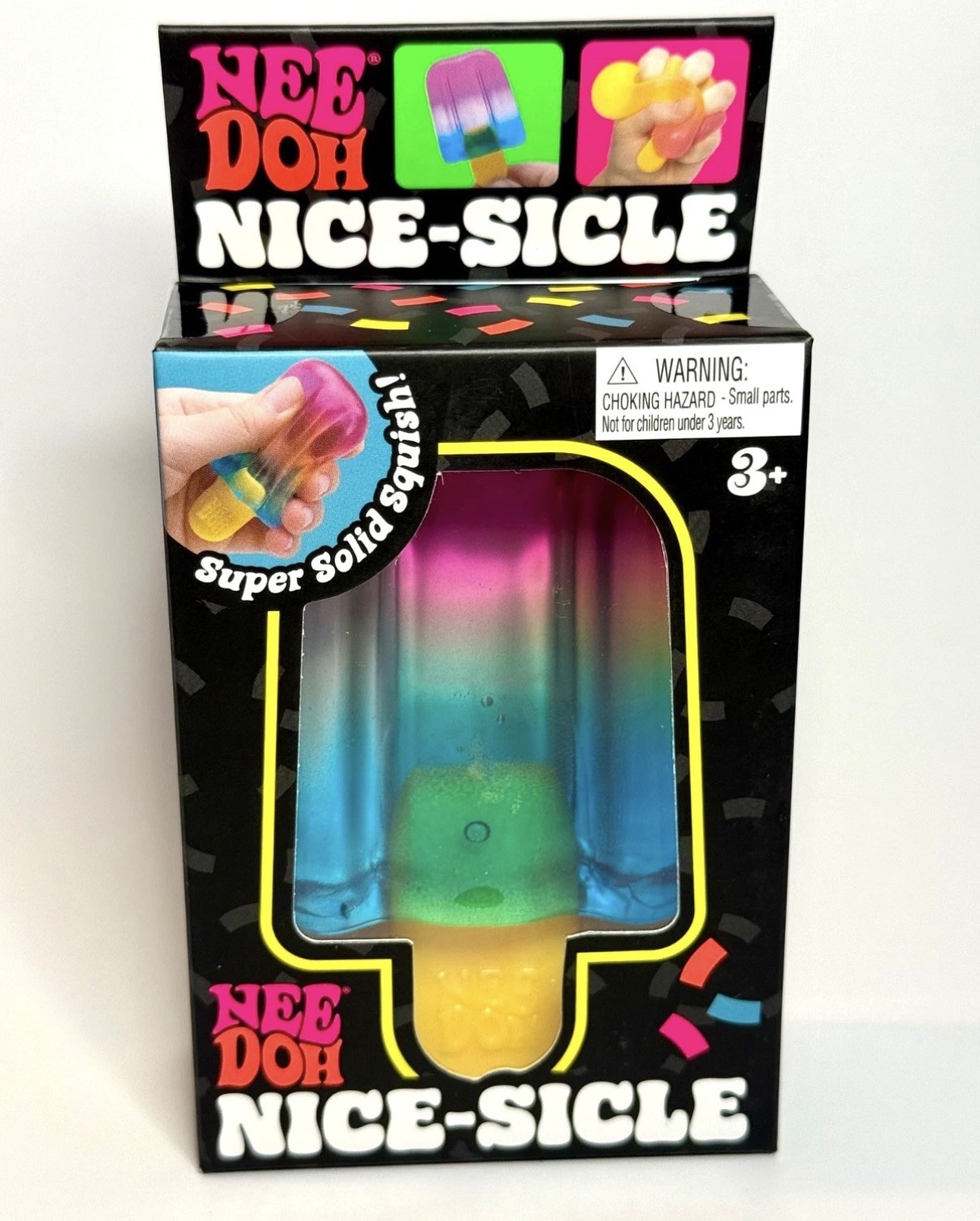 100% Authentic NEEDOH Nice-Sicle Popsicle Squishy 🔥 Pink/Blue Viral Sensory Toy