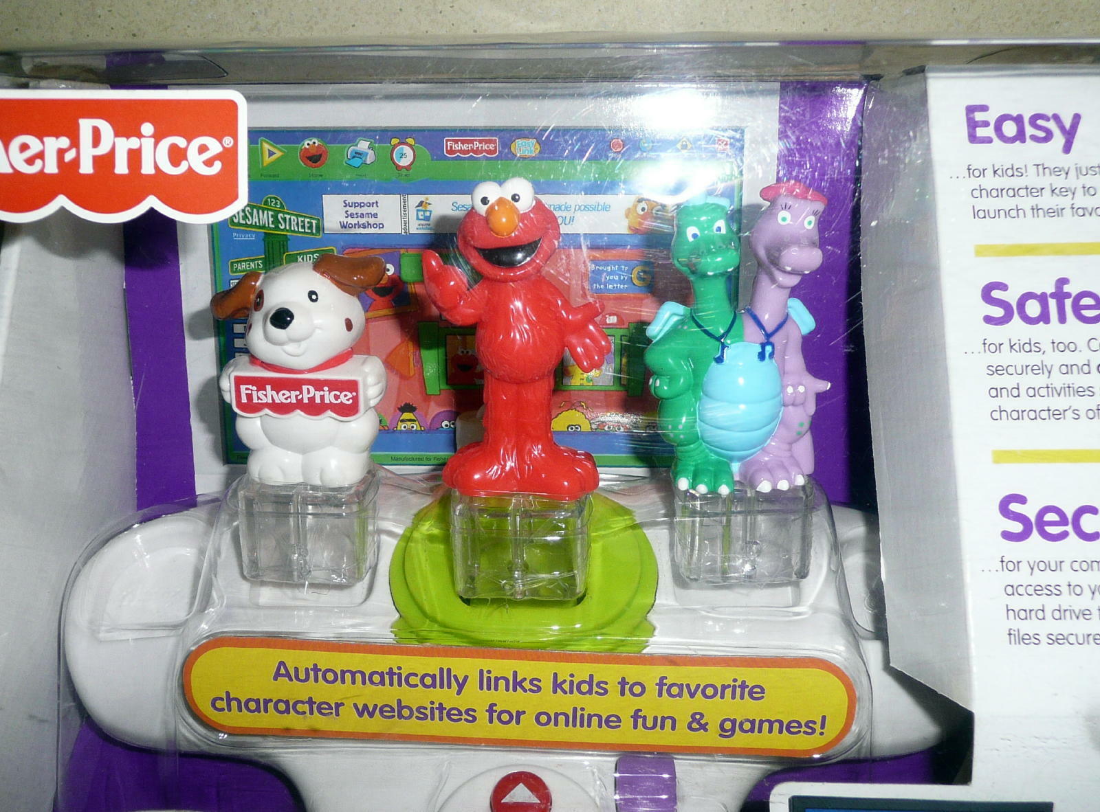 FISHER PRICE EASY LINK INTERNET LAUNCH PAD WIth Sesame Street Elmo 2007 NIB
