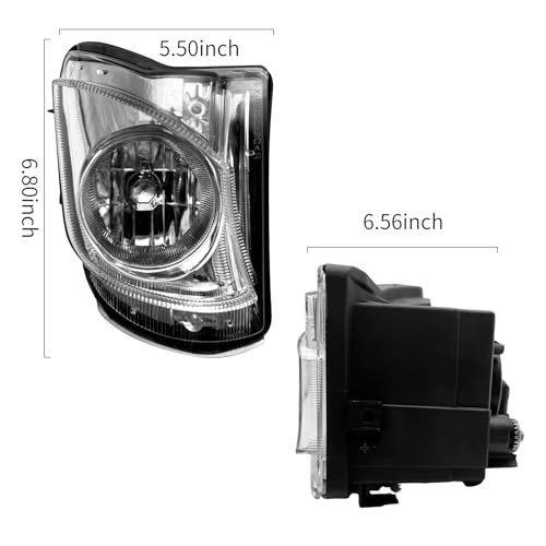 Fog Lights Compatible With 2006-2010 IS250/IS350 Front Bumper Lights Assembly