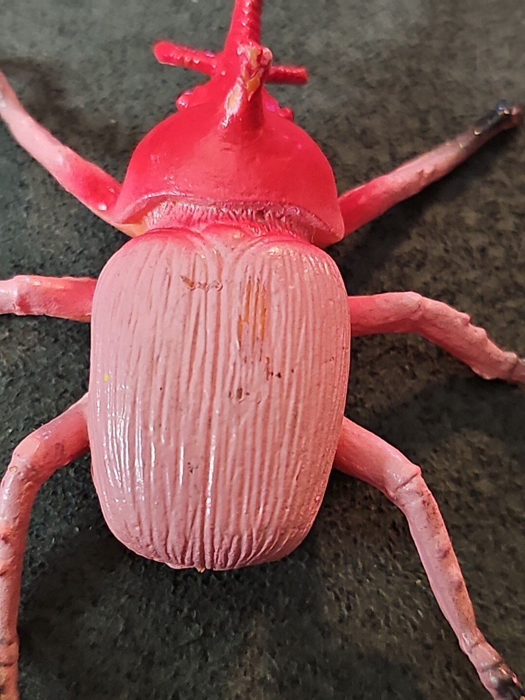 Creepy Crawley Bug Red/ Pink 3 In x2.5 x1