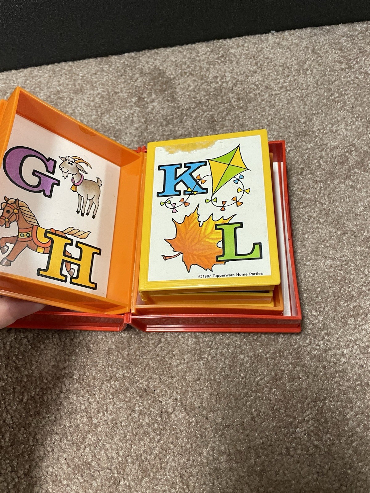 Tupperware Tuppertoys Bookworm Nesting Alphabet Books Full Set Vintage 1987 USA