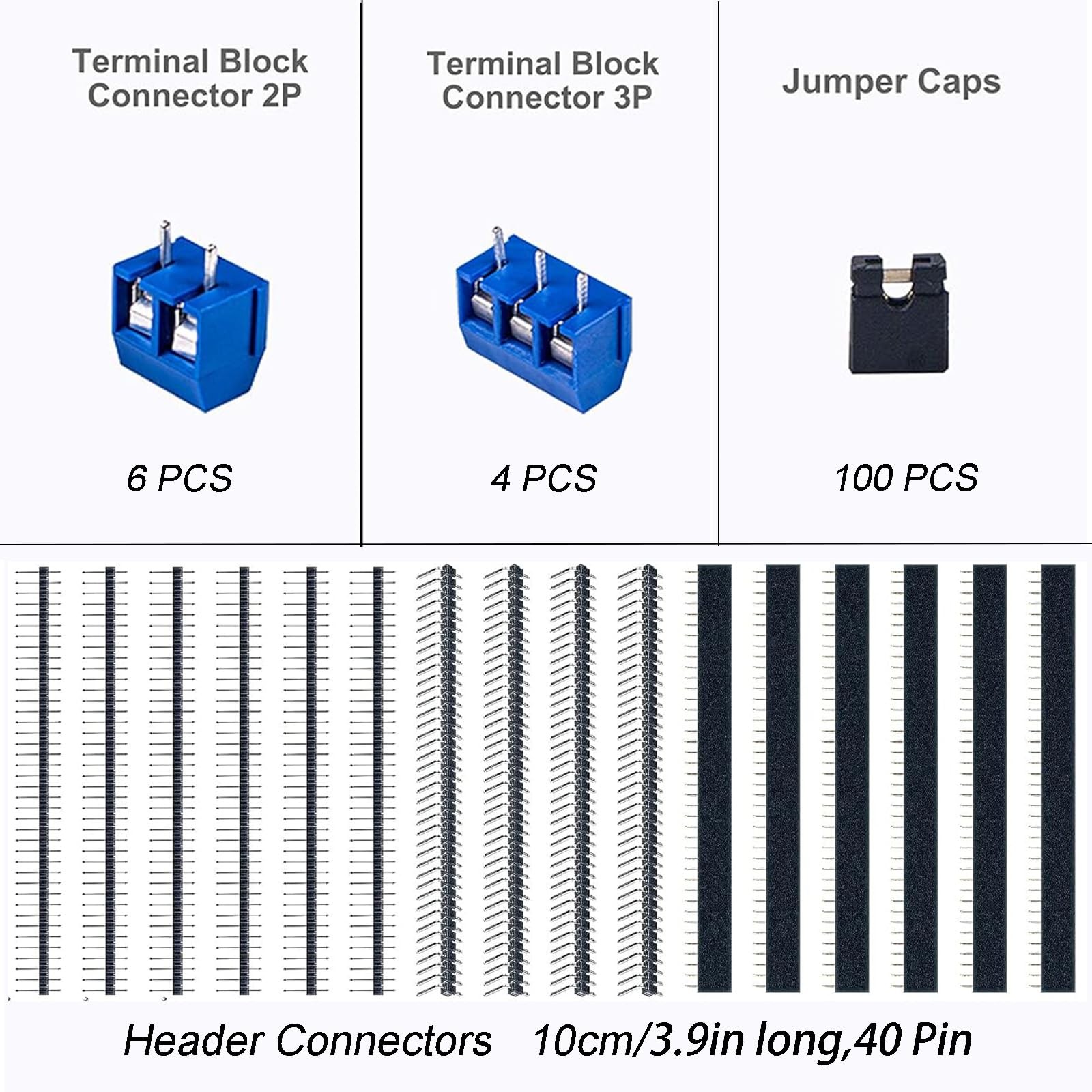 174-Piece PCB Circuit Board Prototype Kit, Double-Sided Perf Boards in 6…