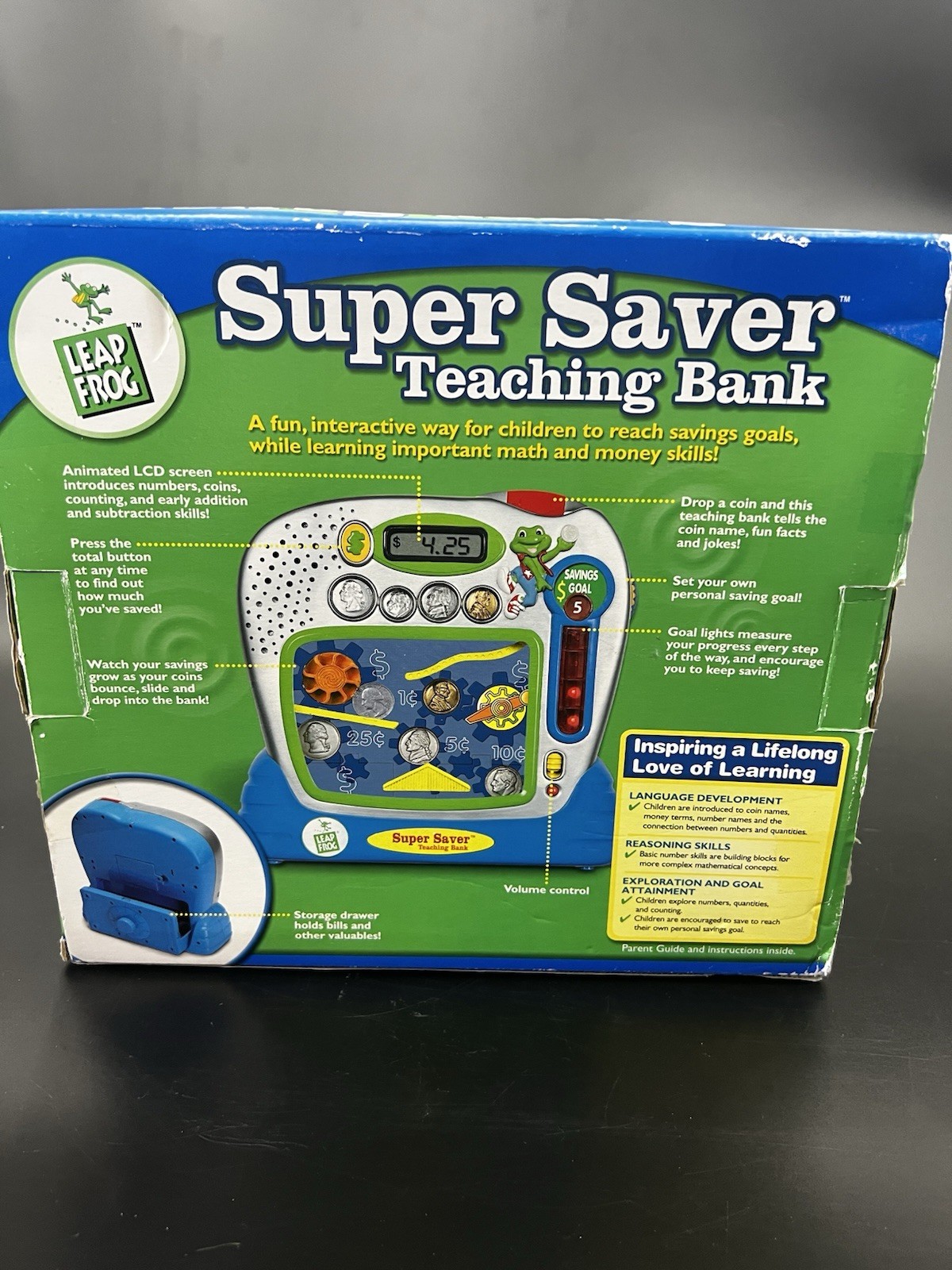 LeapFrog Super Saver Teaching Bank Educational Electronic Children’s Toy Tested
