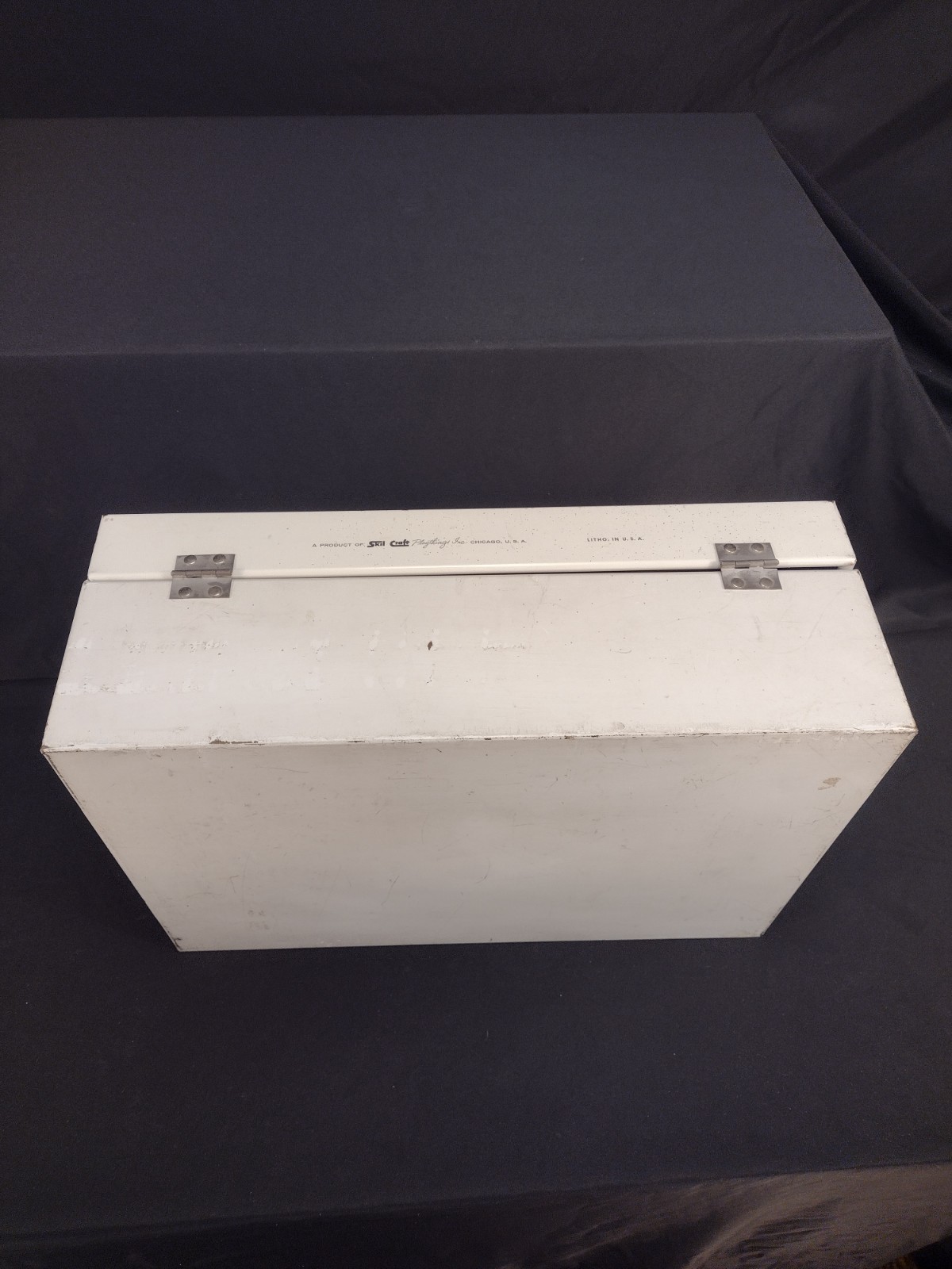 SkilCraft Biology Lab Set Metal Hinged Case Only. Excellent Lithography 1960’s
