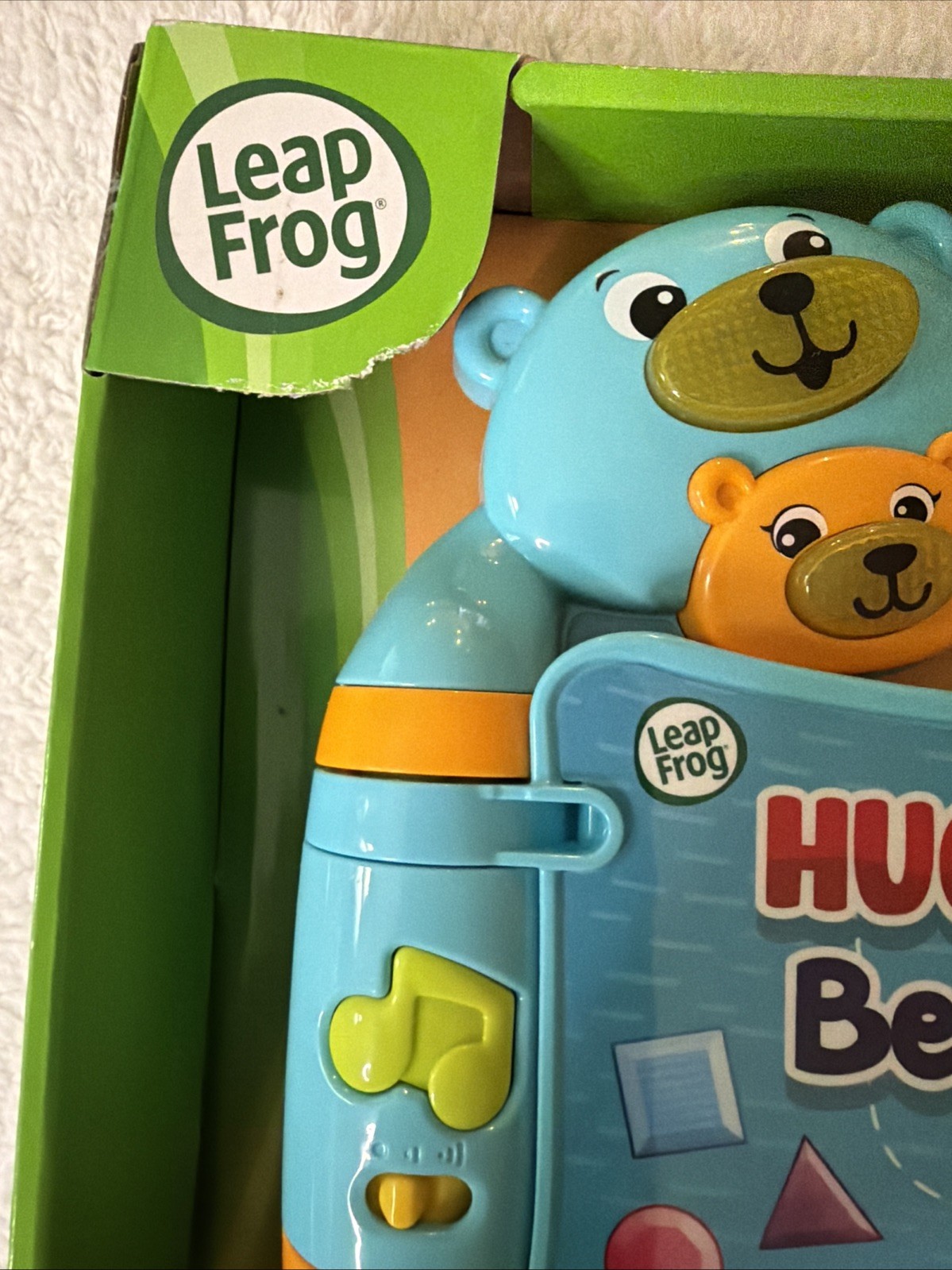 Leap Frog Hug & Learn Bears BOOK Electronic Activity Book NIB New 6 Months +